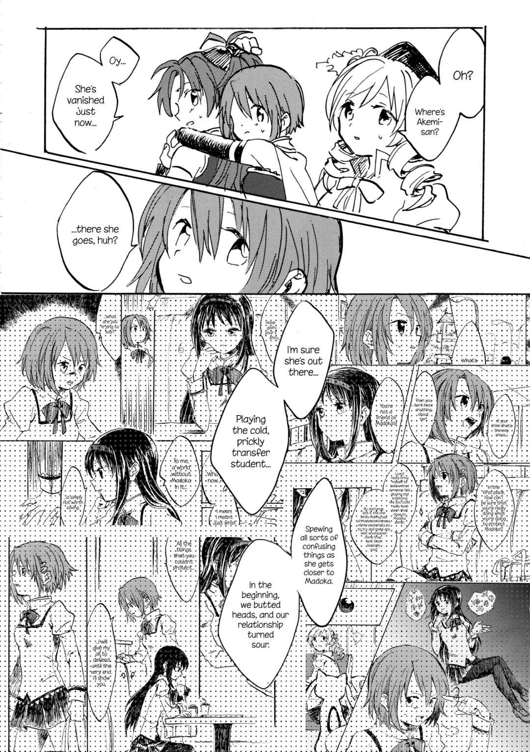 Page 75 Chapter Unknown_d383 Mahou Shoujo Madoka★Magica - Akemi Homura ga Tenkou Shitara Kaname Madoka ga Shindeita Hanashi (Doujinshi)