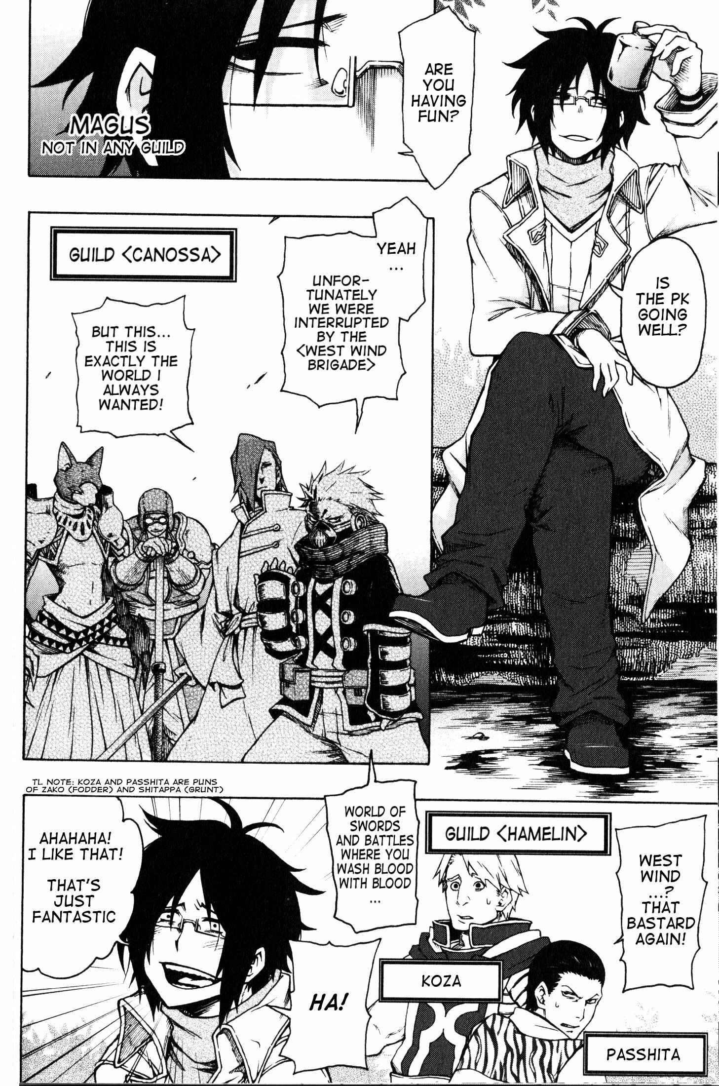 Page 4 Chapter 8 Log Horizon - Nishikaze no Ryodan
