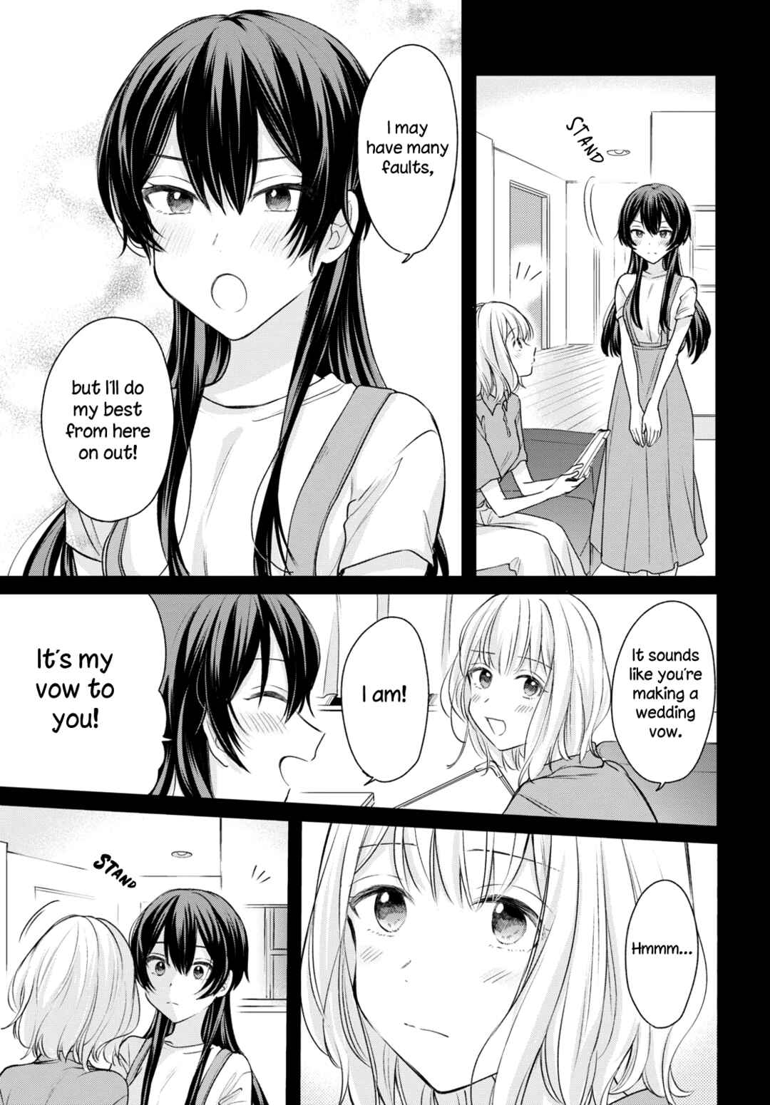 Page 13 Chapter 13 Onna Tomodachi to Kekkon Shitemita.