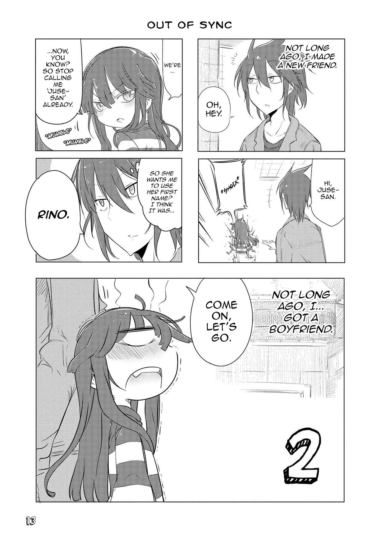 Page 1 Chapter 2 Sabinuki Kanojo