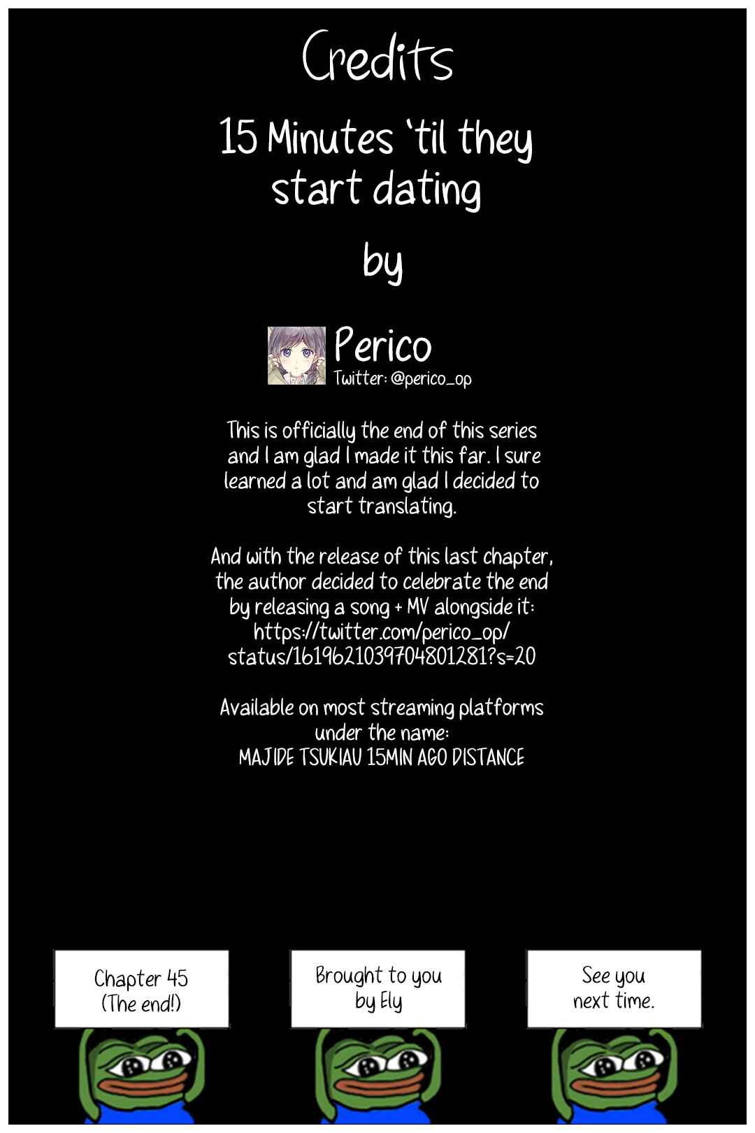 Page 14 Chapter 45 Maji de Tsukiau 15-fun Mae