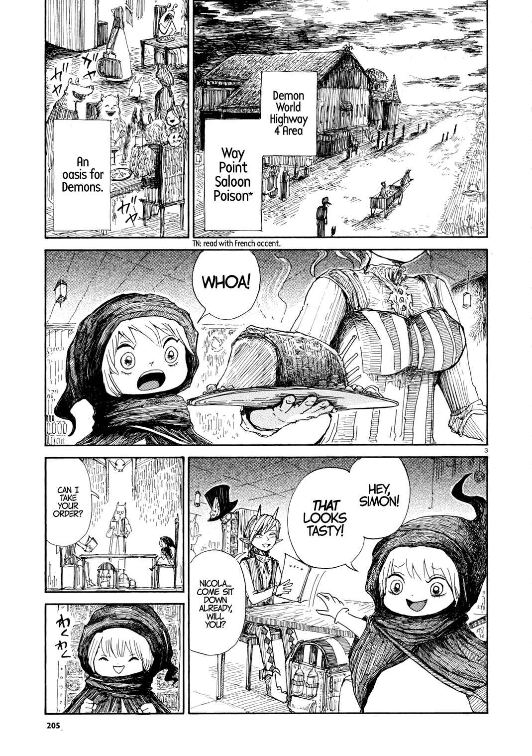 Page 3 Chapter 2 Nicola Traveling Around the Demons’ World
