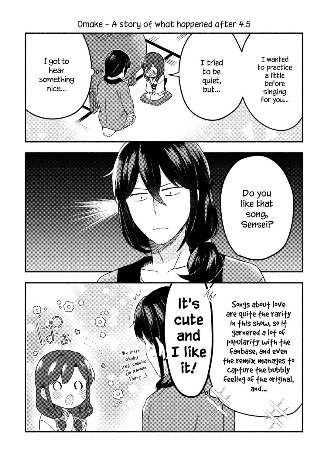 Page 39 Chapter 30 Mangaka-sensei to Zashiki Warashi