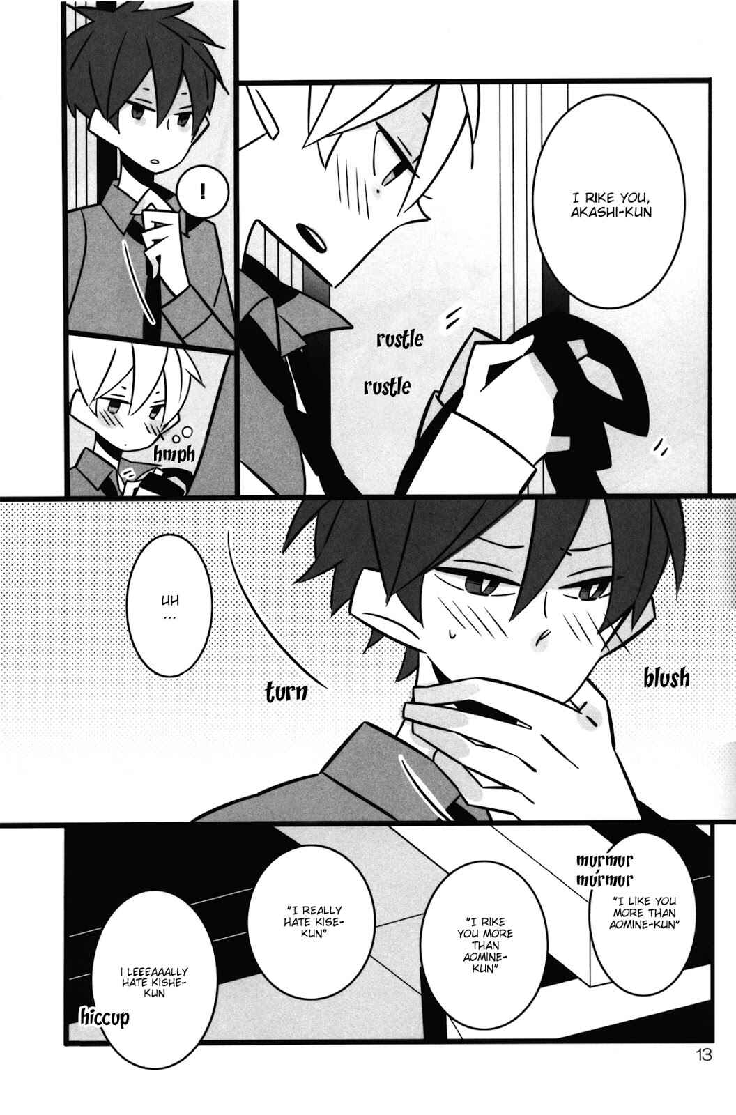 Page 12 Chapter Unknown_1ee4 Kuroko no Basket - Oumu ni Ai wo Sasayaita (Doujinshi)
