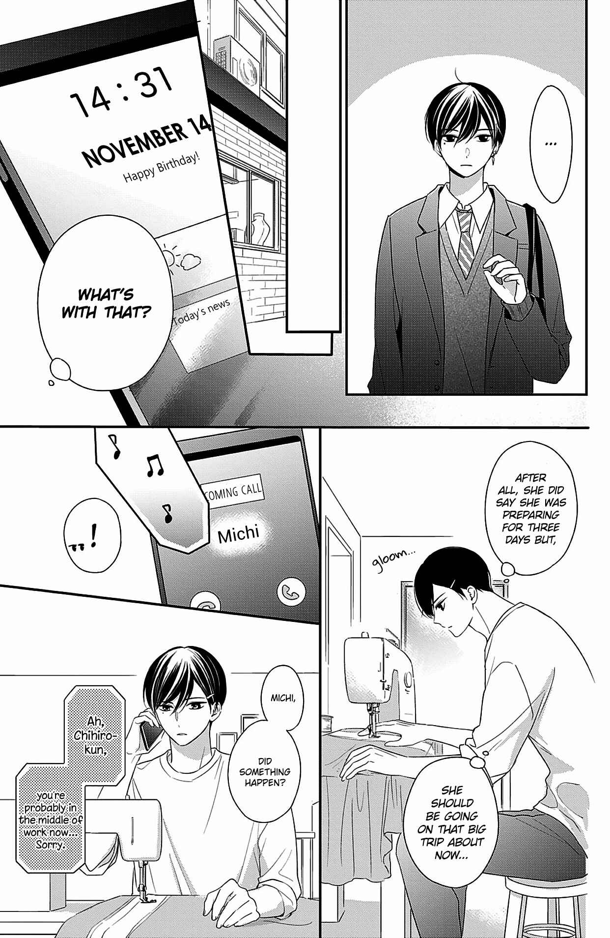 Page 22 Chapter 13 Chihiro-kun wa, Atashi Holic.