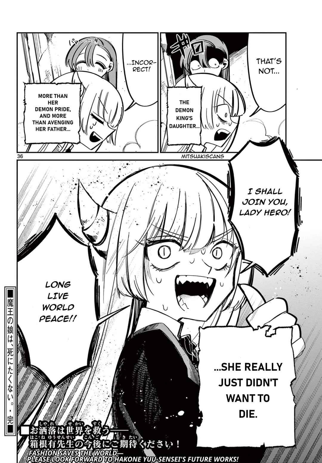 Page 37 Chapter Unknown_9836 Maou no Musume wa, Shinitakunai.