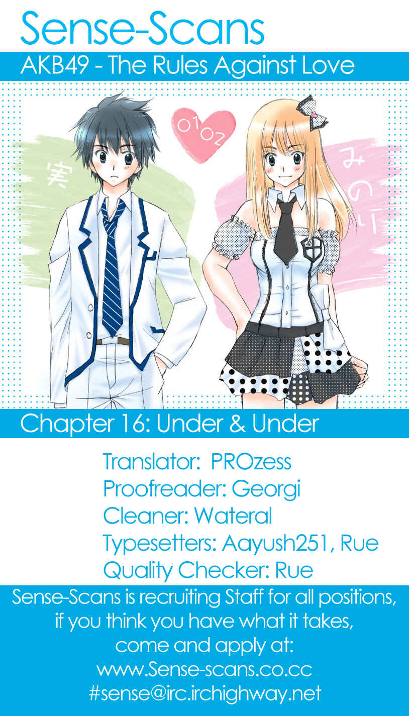 Page 1 Chapter 16 AKB49: Renai Kinshi Jourei