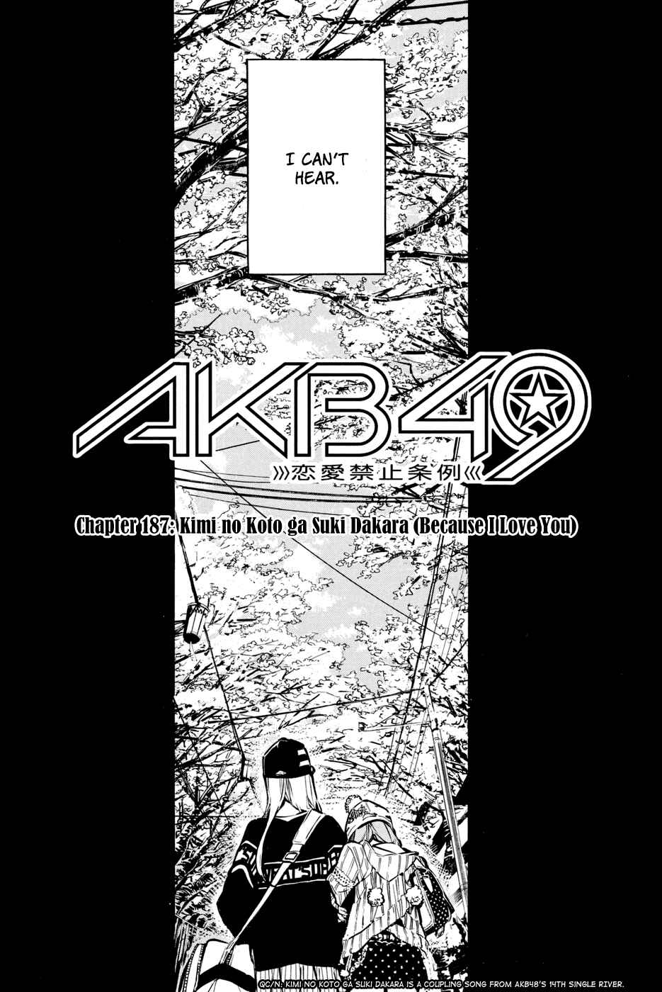 Page 8 Chapter 187 AKB49: Renai Kinshi Jourei