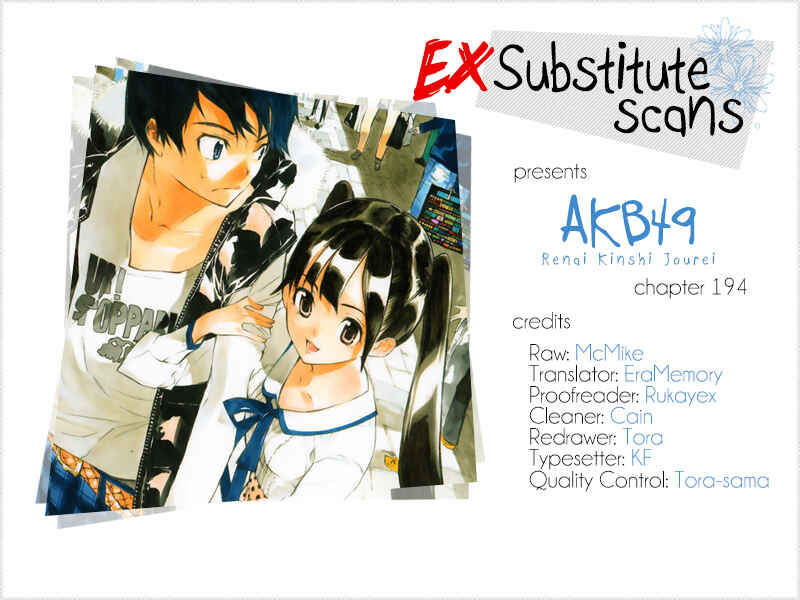 Page 1 Chapter 194 AKB49: Renai Kinshi Jourei