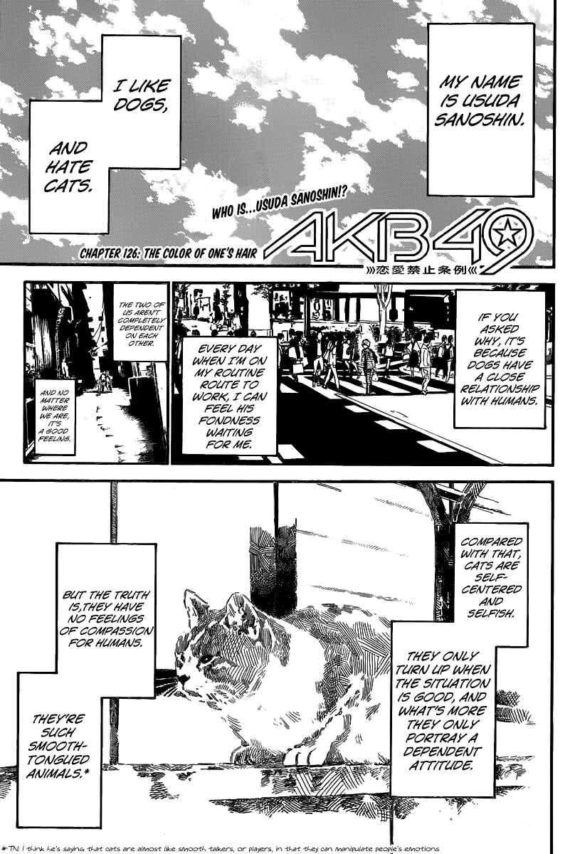 Page 2 Chapter 126 AKB49: Renai Kinshi Jourei