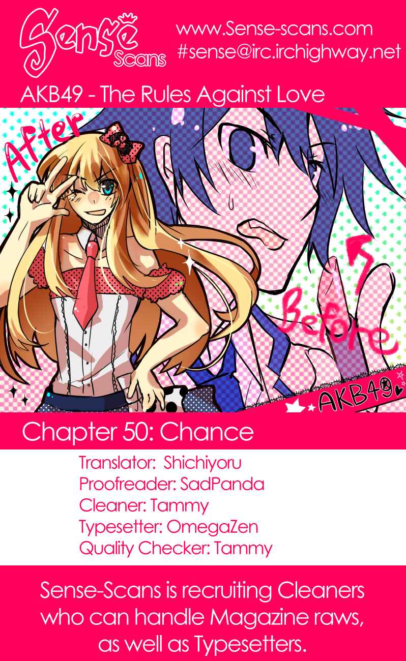 Page 1 Chapter 50 AKB49: Renai Kinshi Jourei