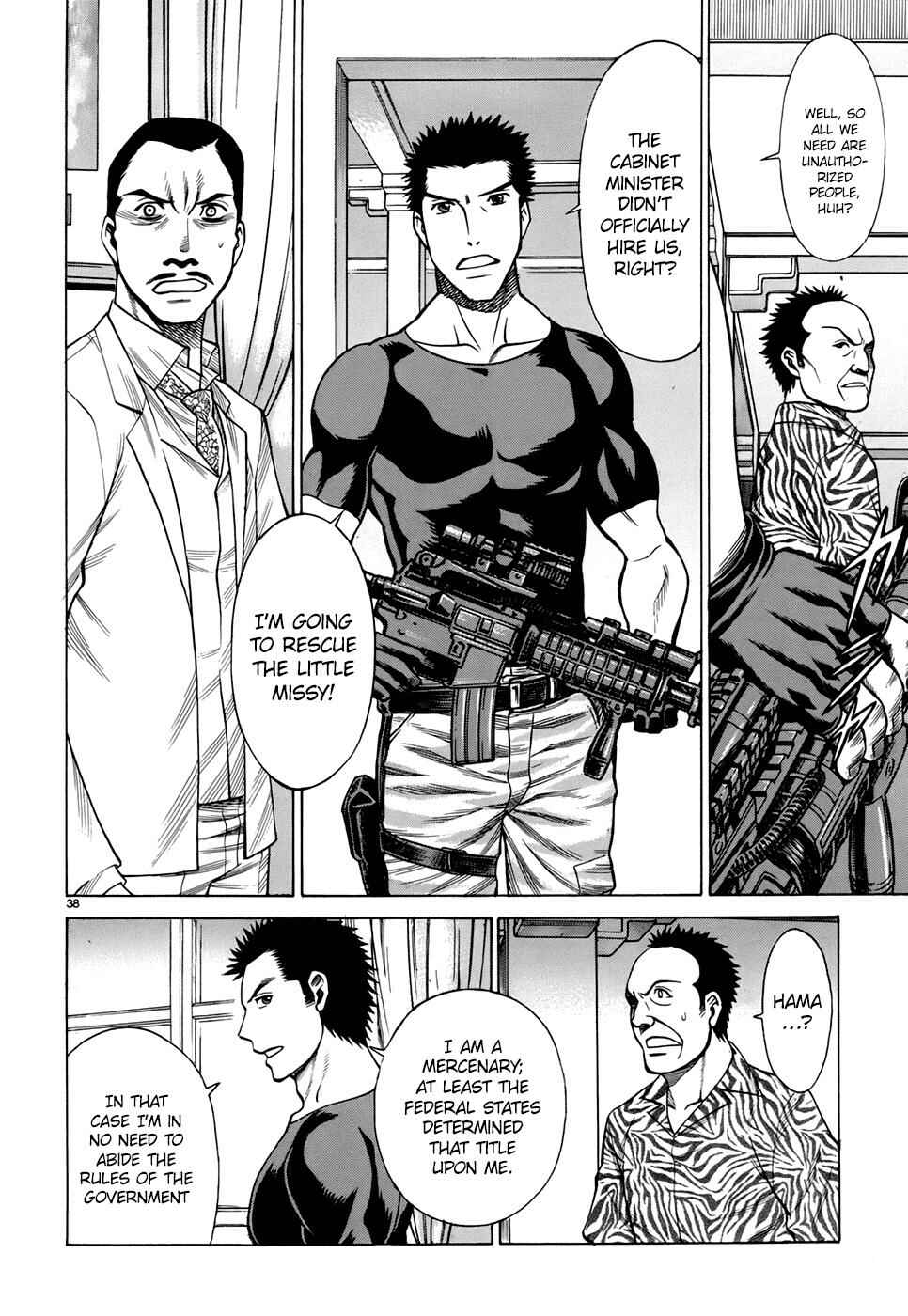 Page 38 Chapter 4 Dance in the Vampire Bund - Sledge Hammer no Tsuioku