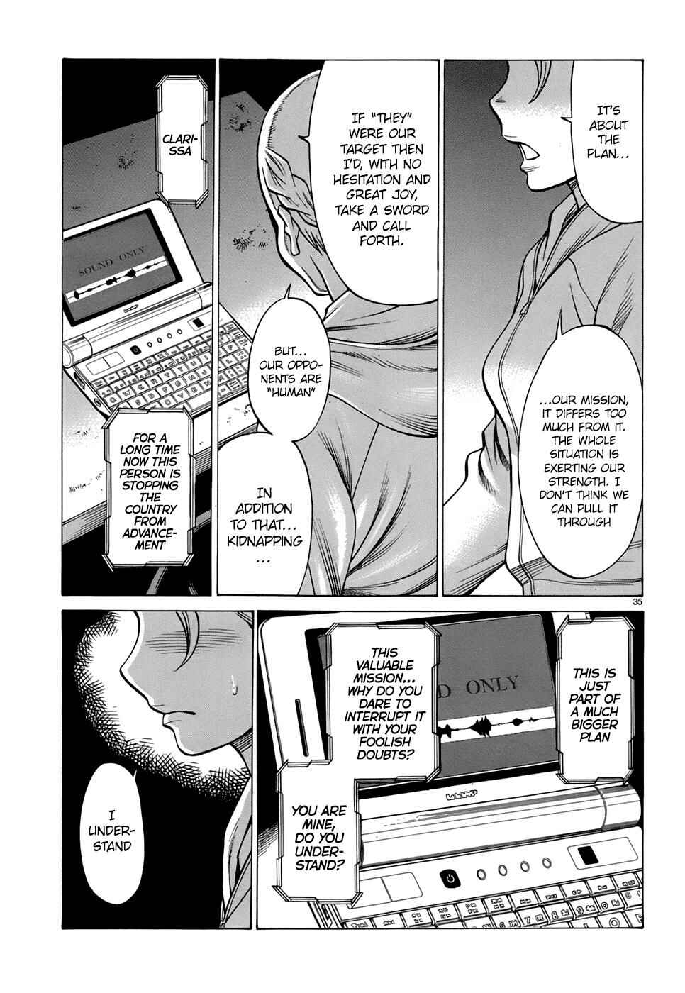 Page 35 Chapter 3 Dance in the Vampire Bund - Sledge Hammer no Tsuioku