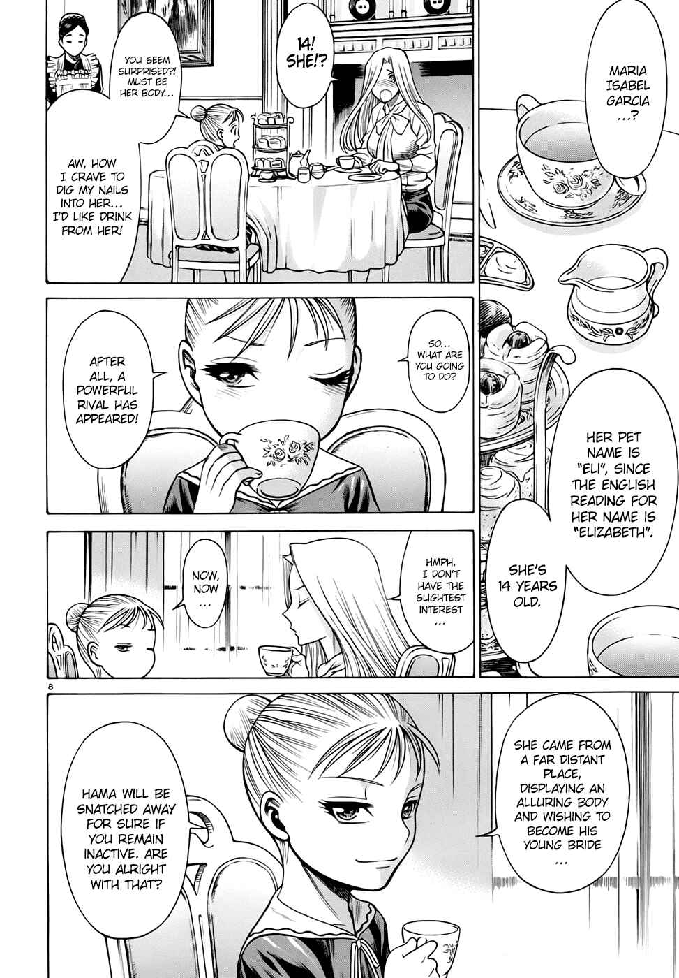Page 8 Chapter 7 Dance in the Vampire Bund - Sledge Hammer no Tsuioku