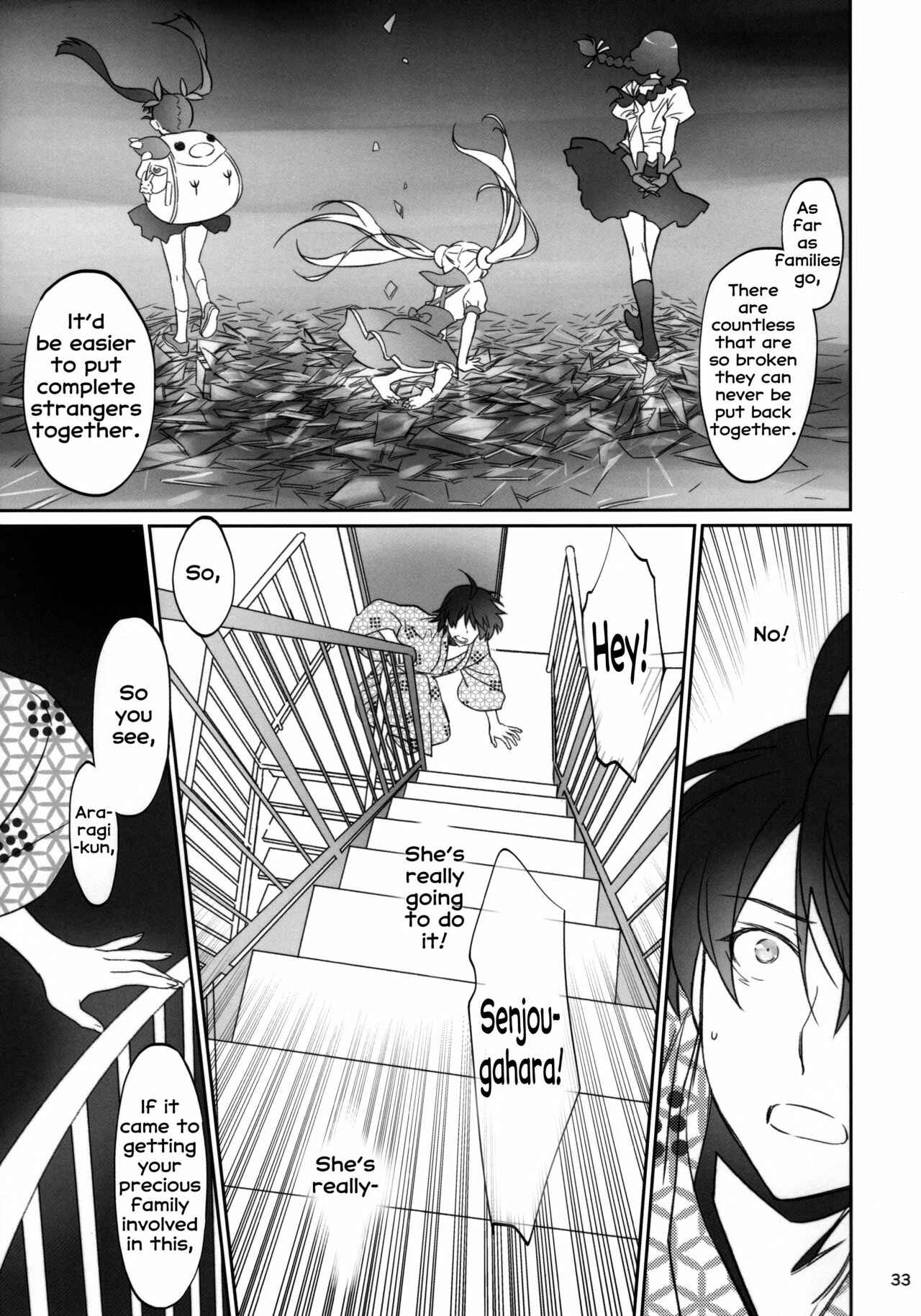 Page 32 Chapter 3 Bakemonogatari - Hitagi Family (Doujinshi)