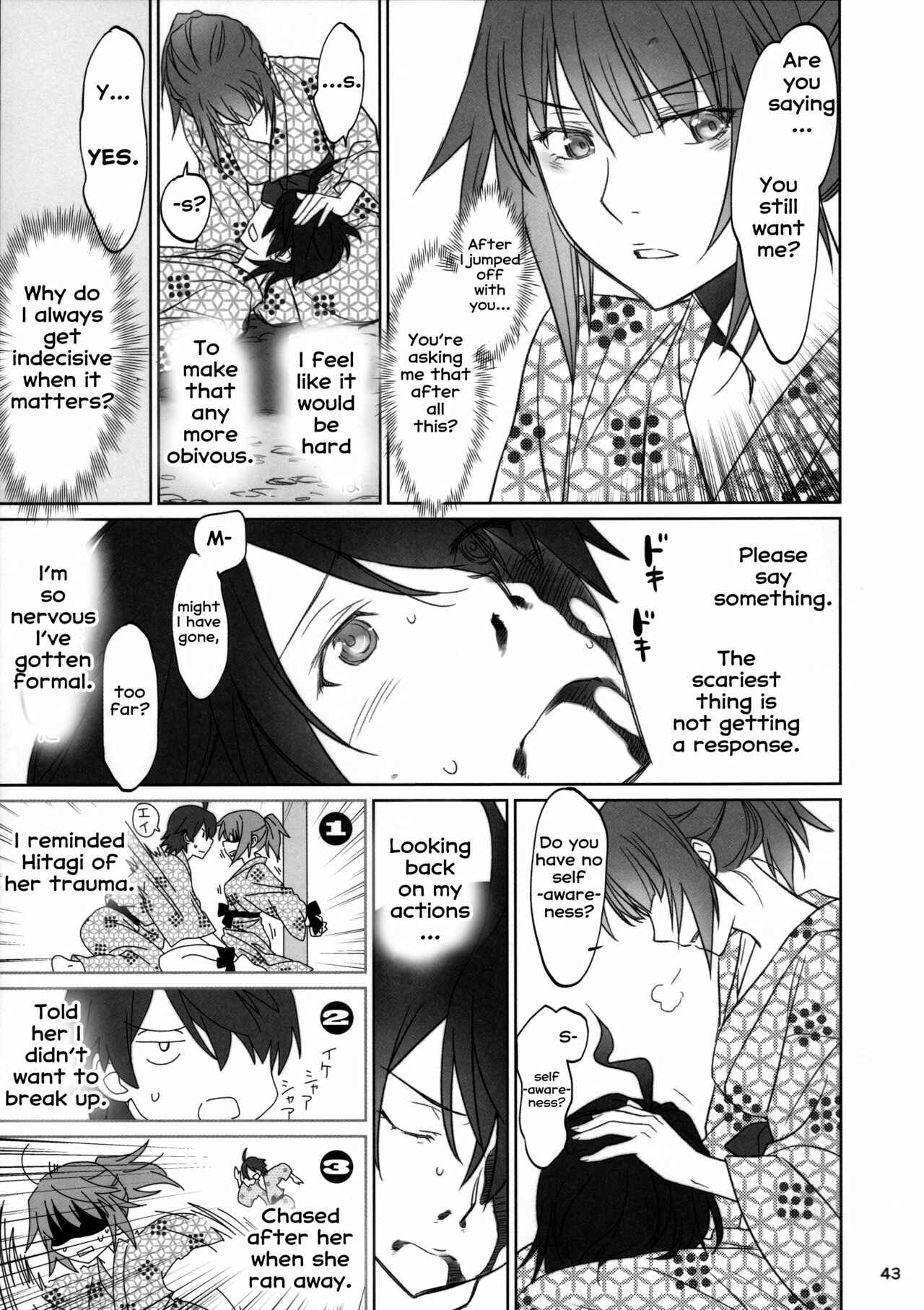 Page 42 Chapter 3 Bakemonogatari - Hitagi Family (Doujinshi)