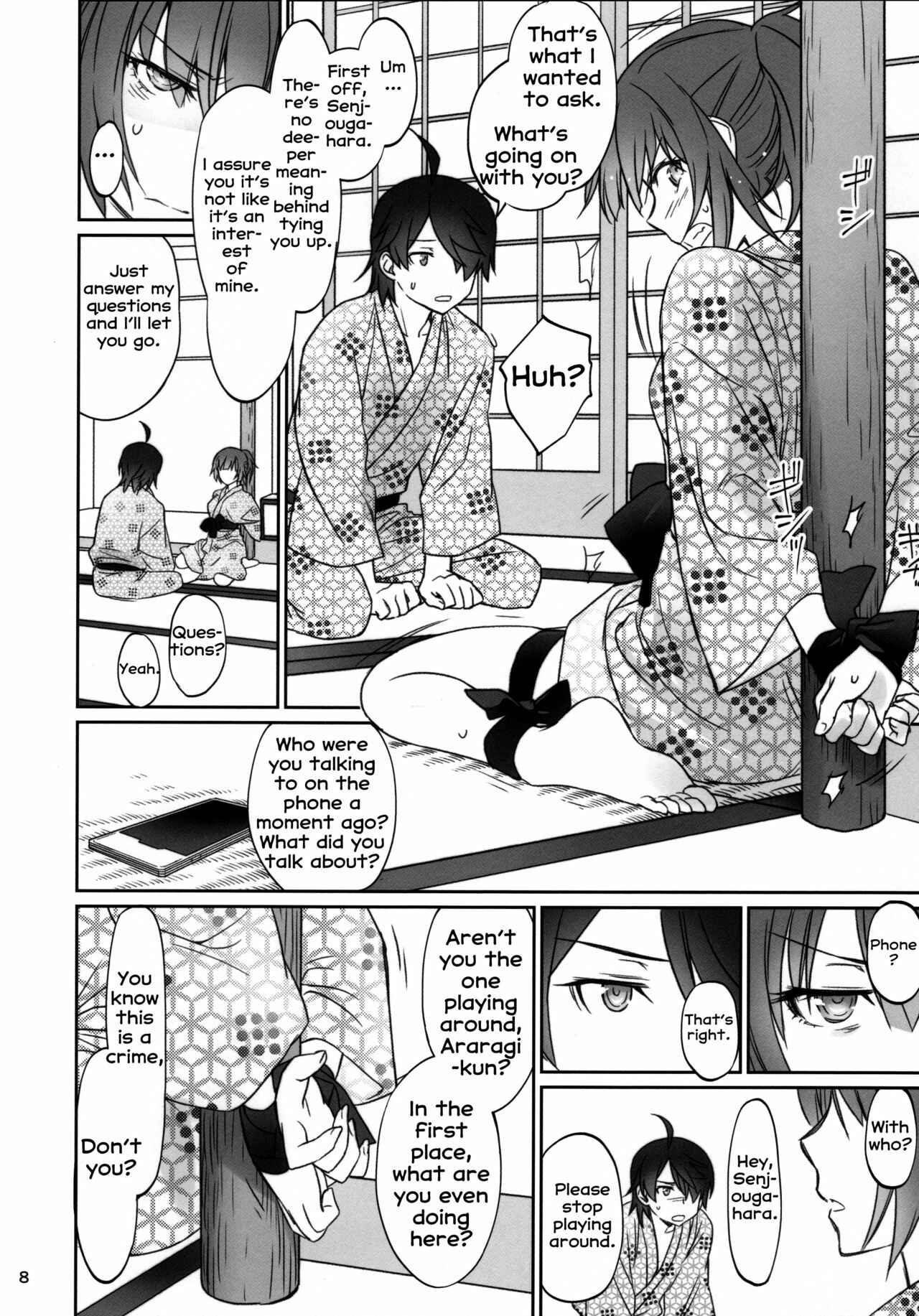 Page 7 Chapter 3 Bakemonogatari - Hitagi Family (Doujinshi)