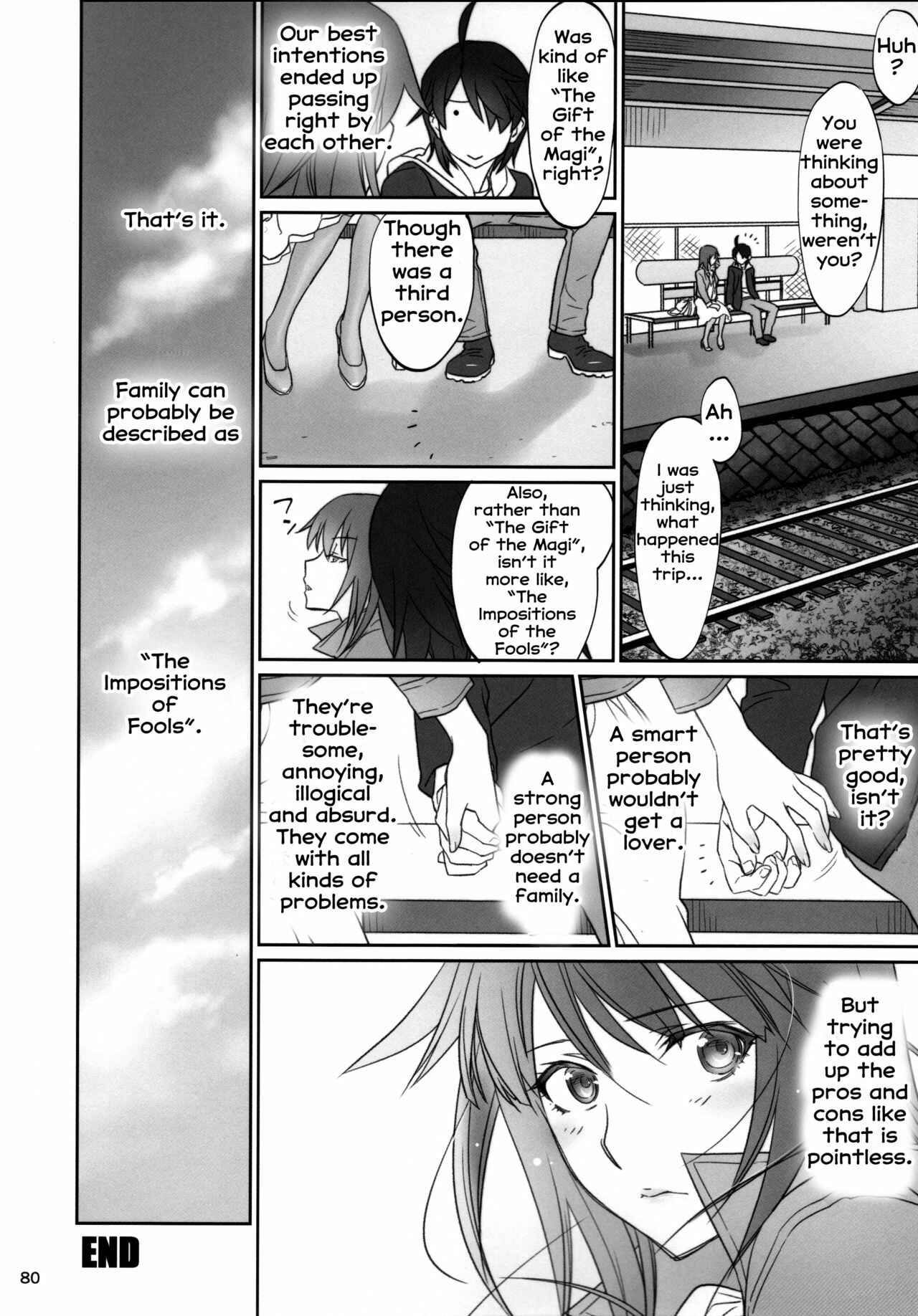 Page 79 Chapter 3 Bakemonogatari - Hitagi Family (Doujinshi)