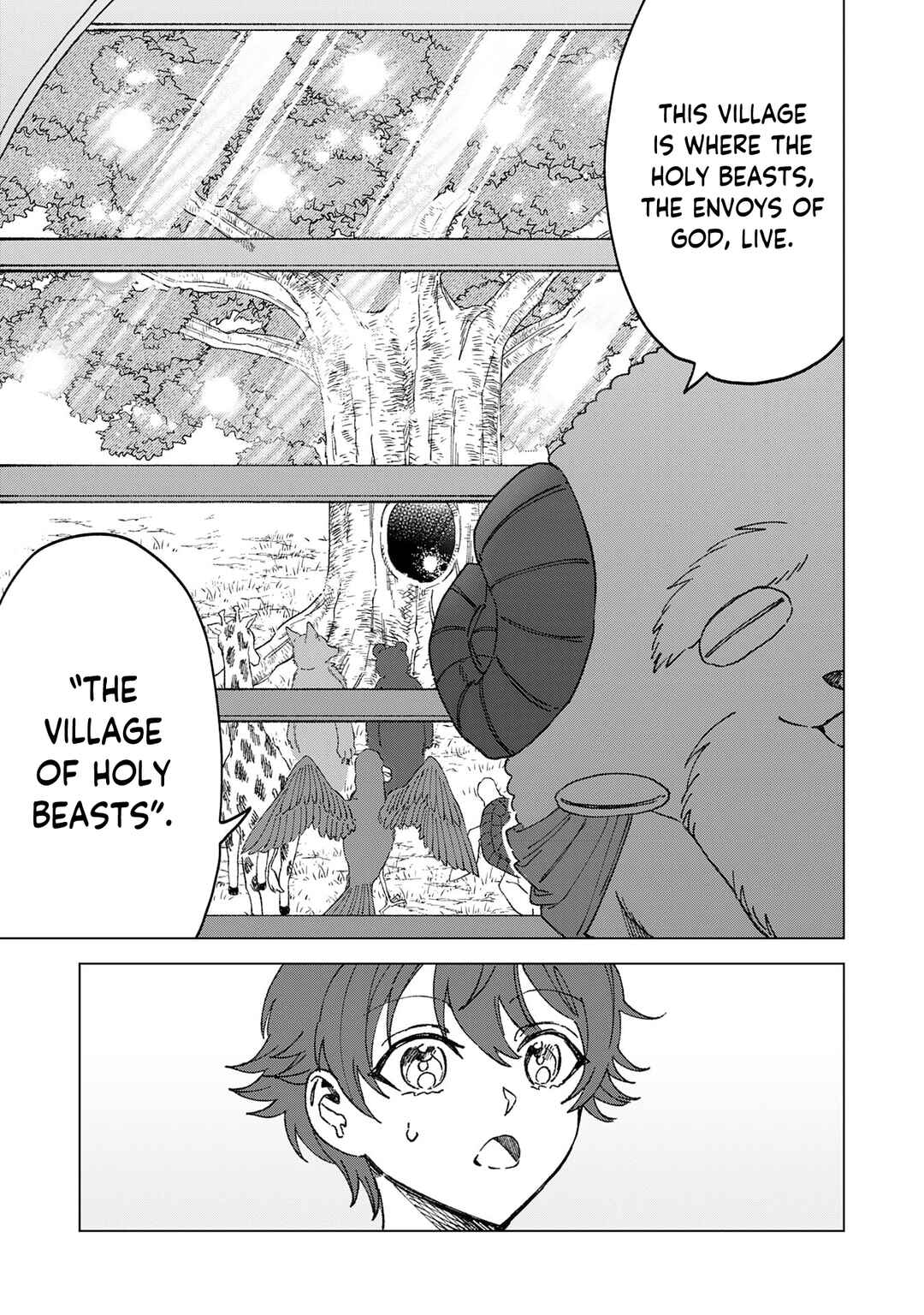 Page 9 Chapter 1.2 Seijuu ni Sodaterareta Shounen no Isekai Yururi Hourouki ~Kami-sama kara Moratta Cheat Mahou de, Nakama-tachi to Slow Life wo Mankitsu-chuu~