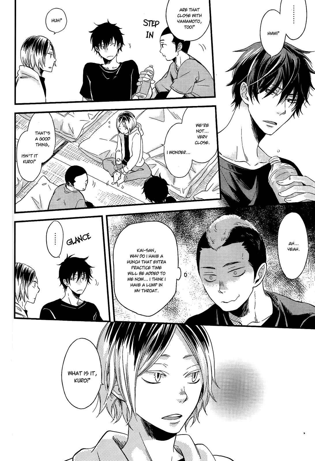 Page 6 Chapter 4 Haikyuu!! - Cat Out Of The Bag (Doujinshi)