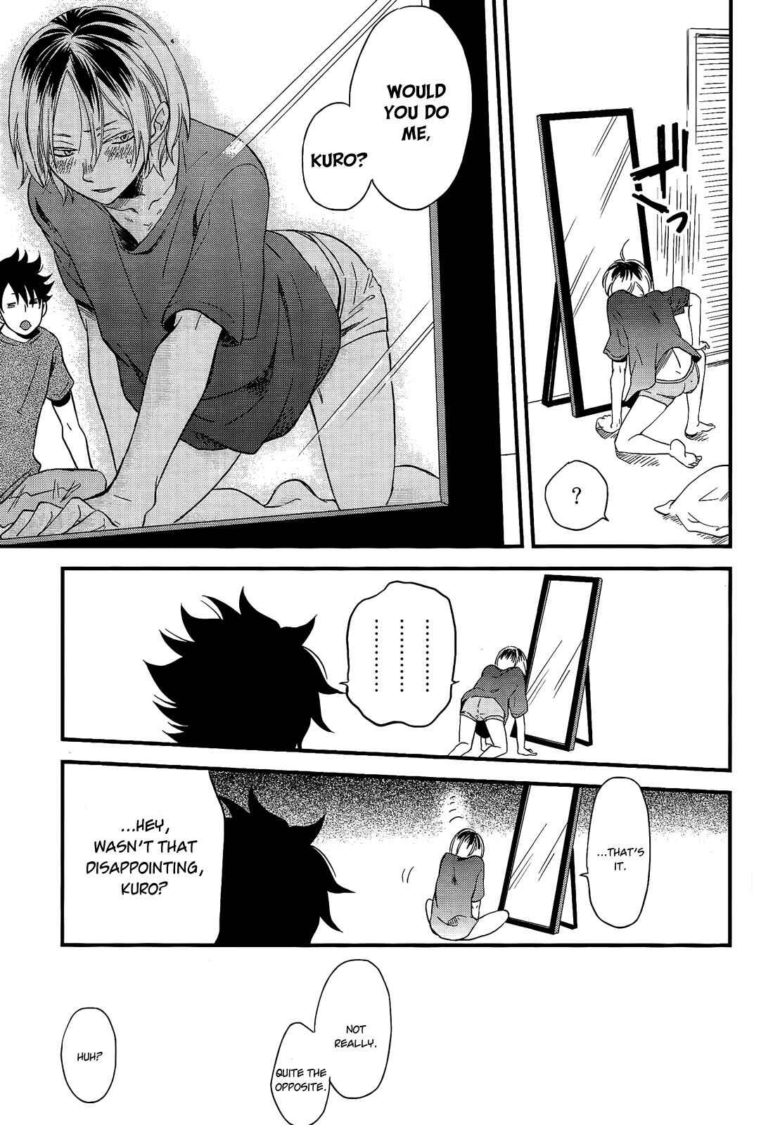Page 8 Chapter 4.2 Haikyuu!! - Cat Out Of The Bag (Doujinshi)