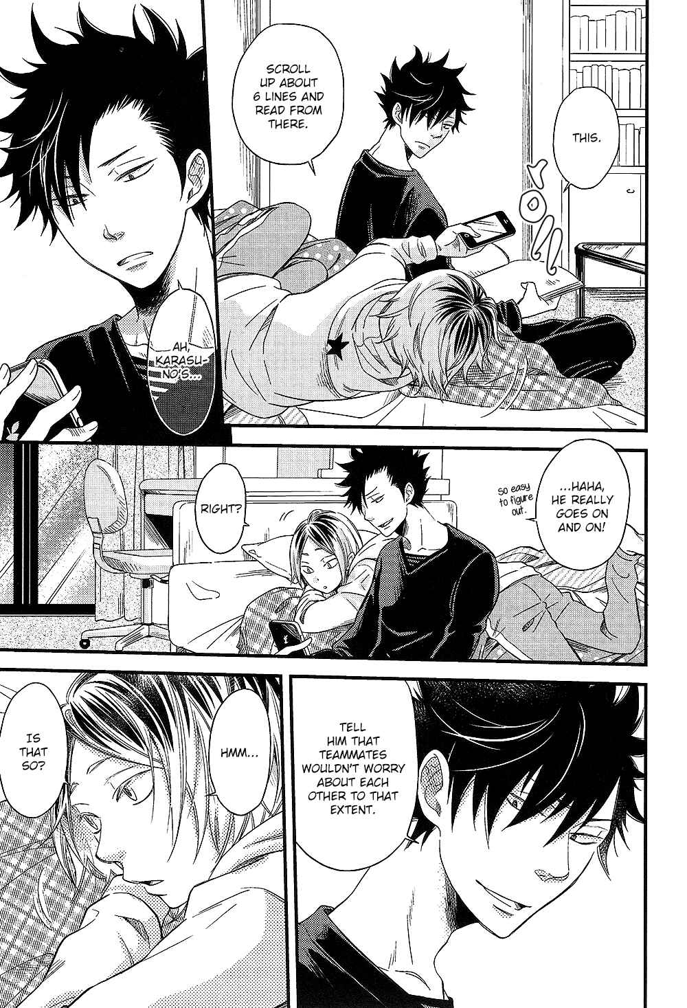 Page 12 Chapter 3 Haikyuu!! - Cat Out Of The Bag (Doujinshi)