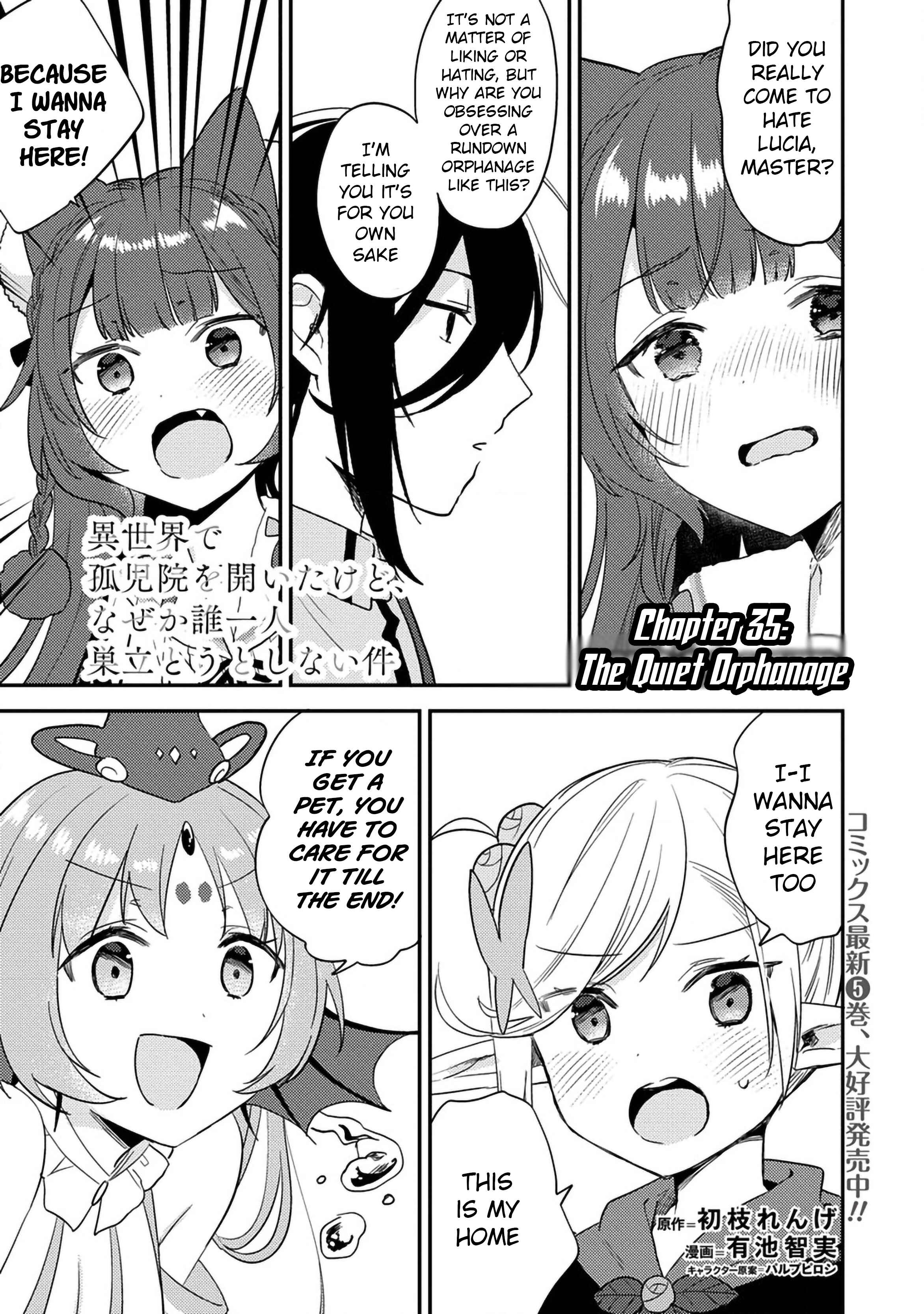 Page 2 Chapter 35 Isekai de Kojiin wo Hiraita kedo, Naze ka Darehitori Sudatou to Shinai Ken