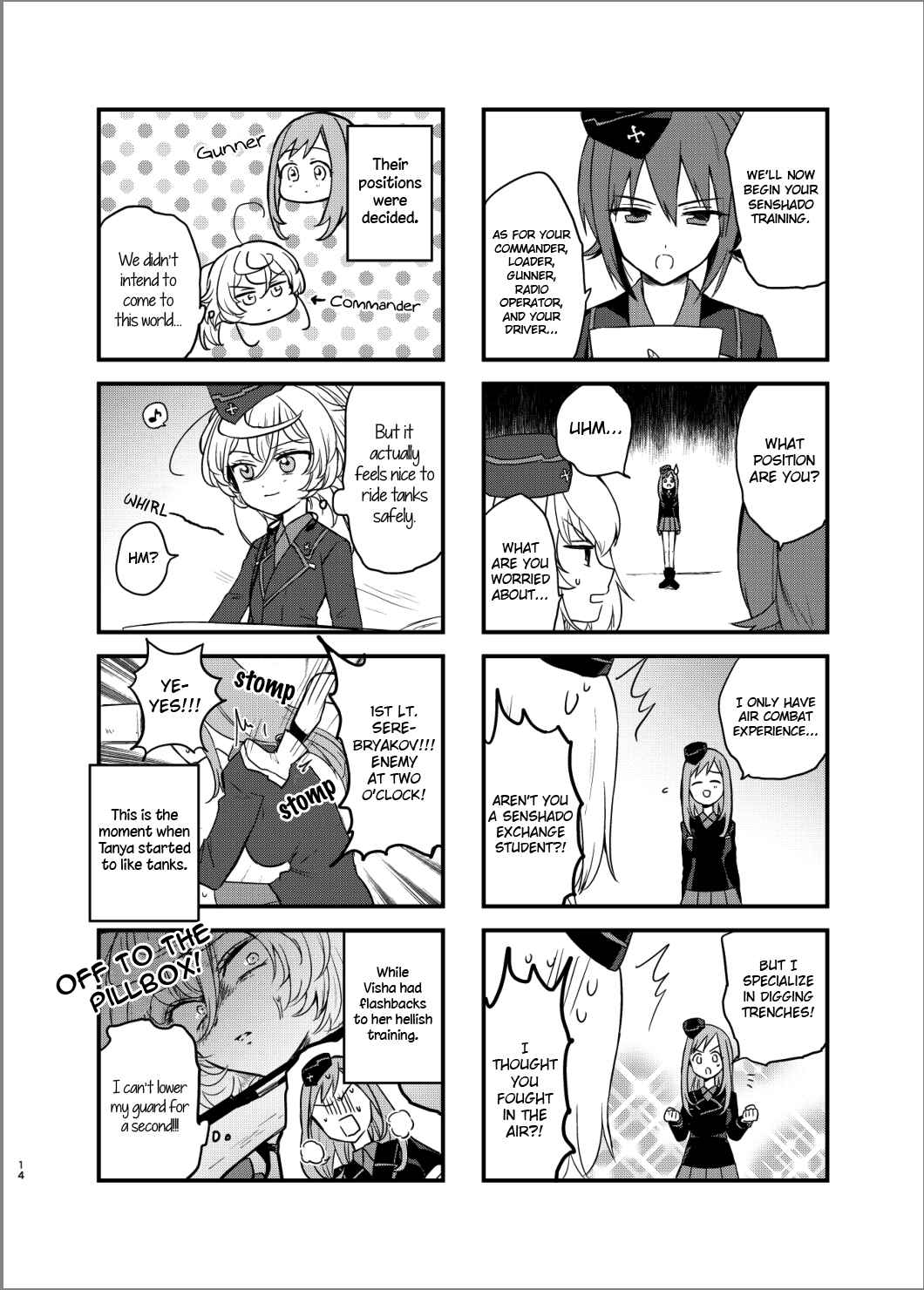 Page 13 Chapter Unknown_6e58 A Little Girl Takes Up Senshado - Youjo Senki x Girls und Panzer (Doujinshi)