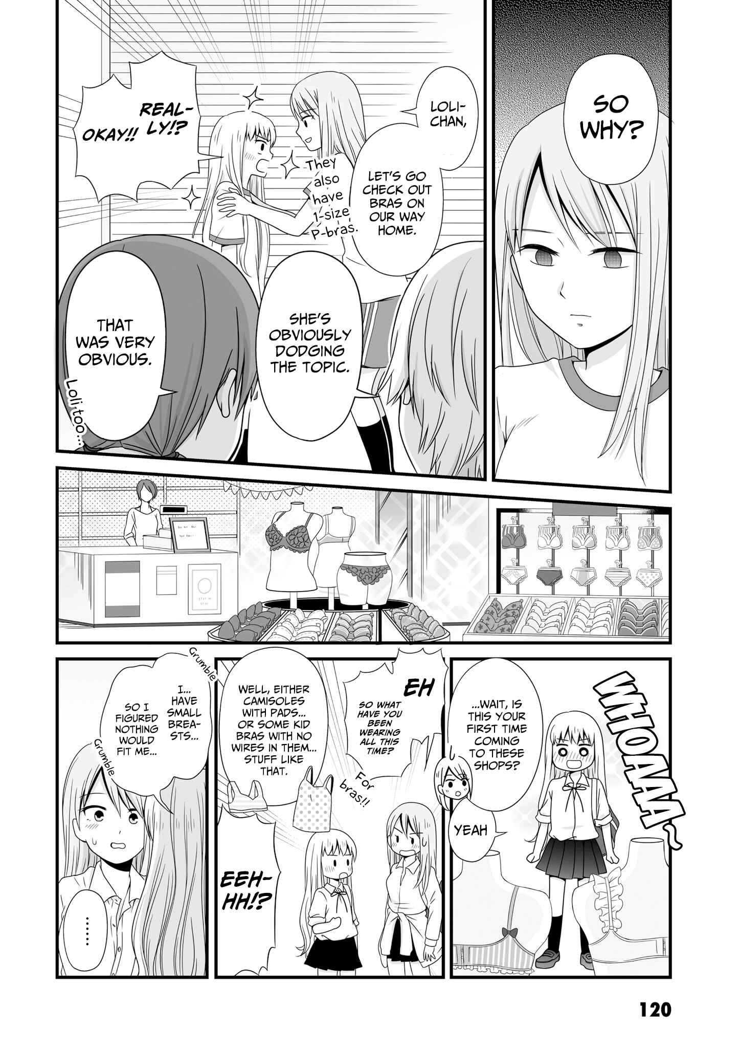 Page 8 Chapter 54 Joshikousei no Mudazukai