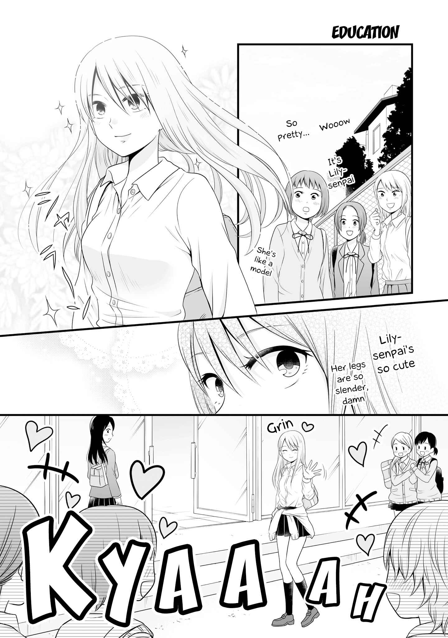 Page 1 Chapter 64 Joshikousei no Mudazukai