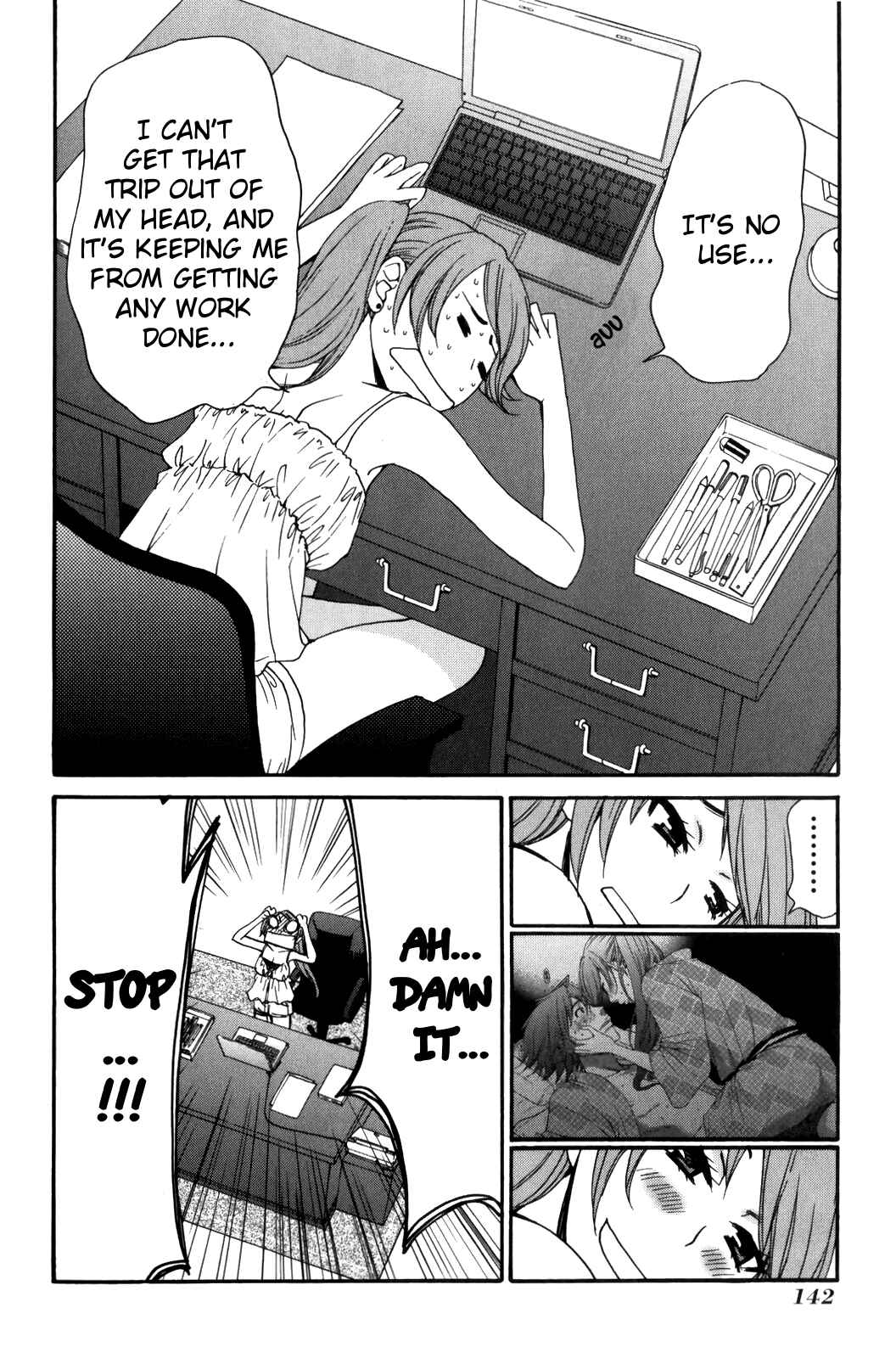 Page 4 Chapter 38 Kanojo wa Kannou Shousetsuka