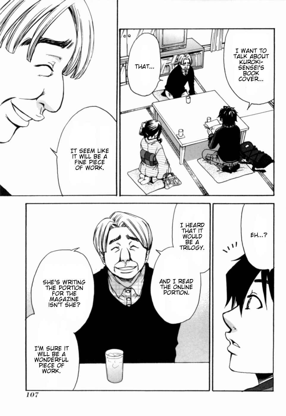 Page 13 Chapter 15 Kanojo wa Kannou Shousetsuka