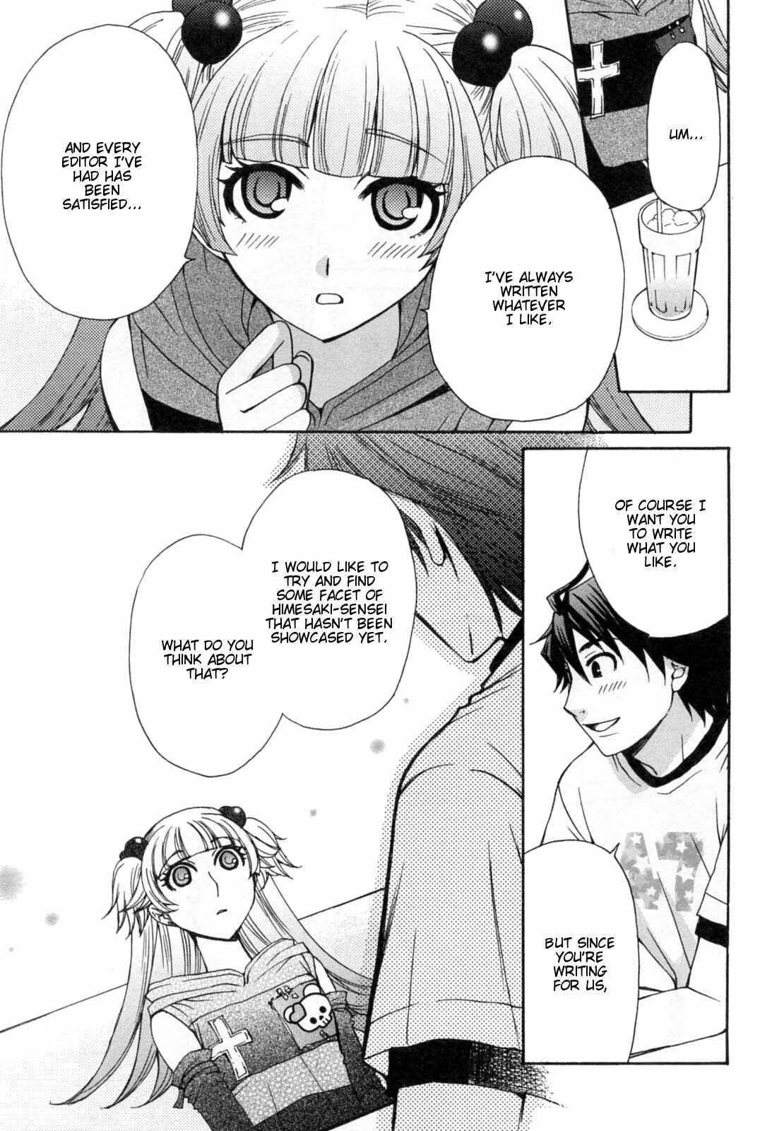 Page 9 Chapter 22 Kanojo wa Kannou Shousetsuka