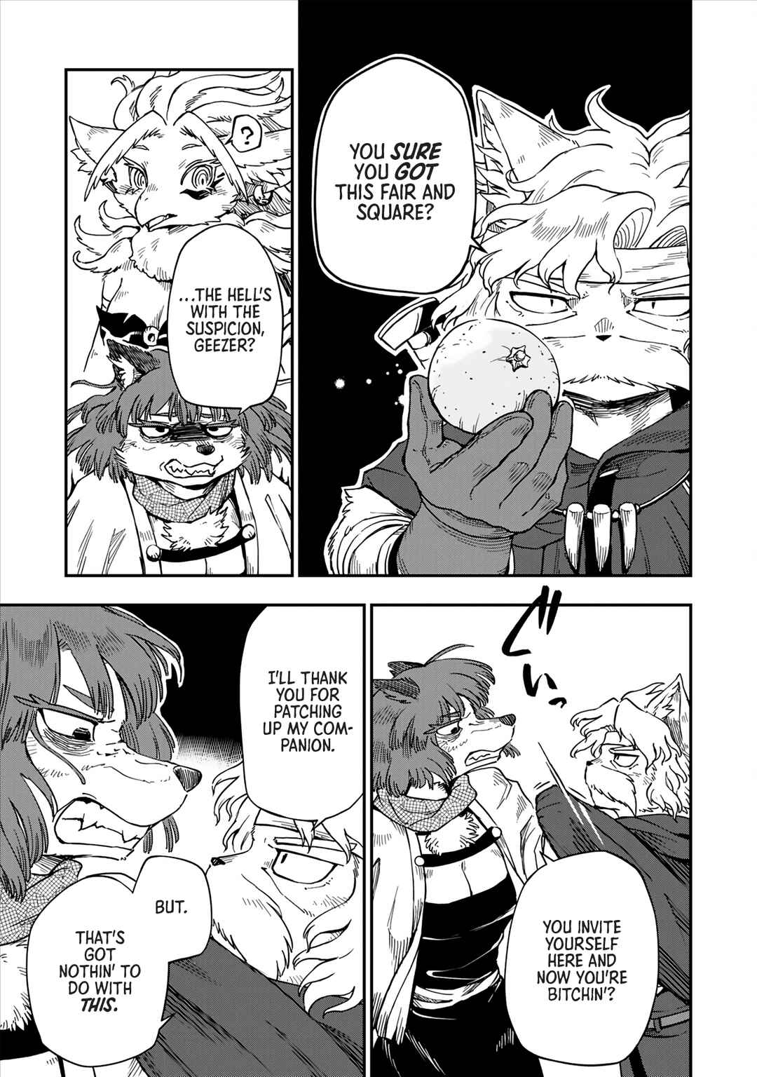 Page 14 Chapter 3 Batsuichi Kitsune to Tabi Gohan