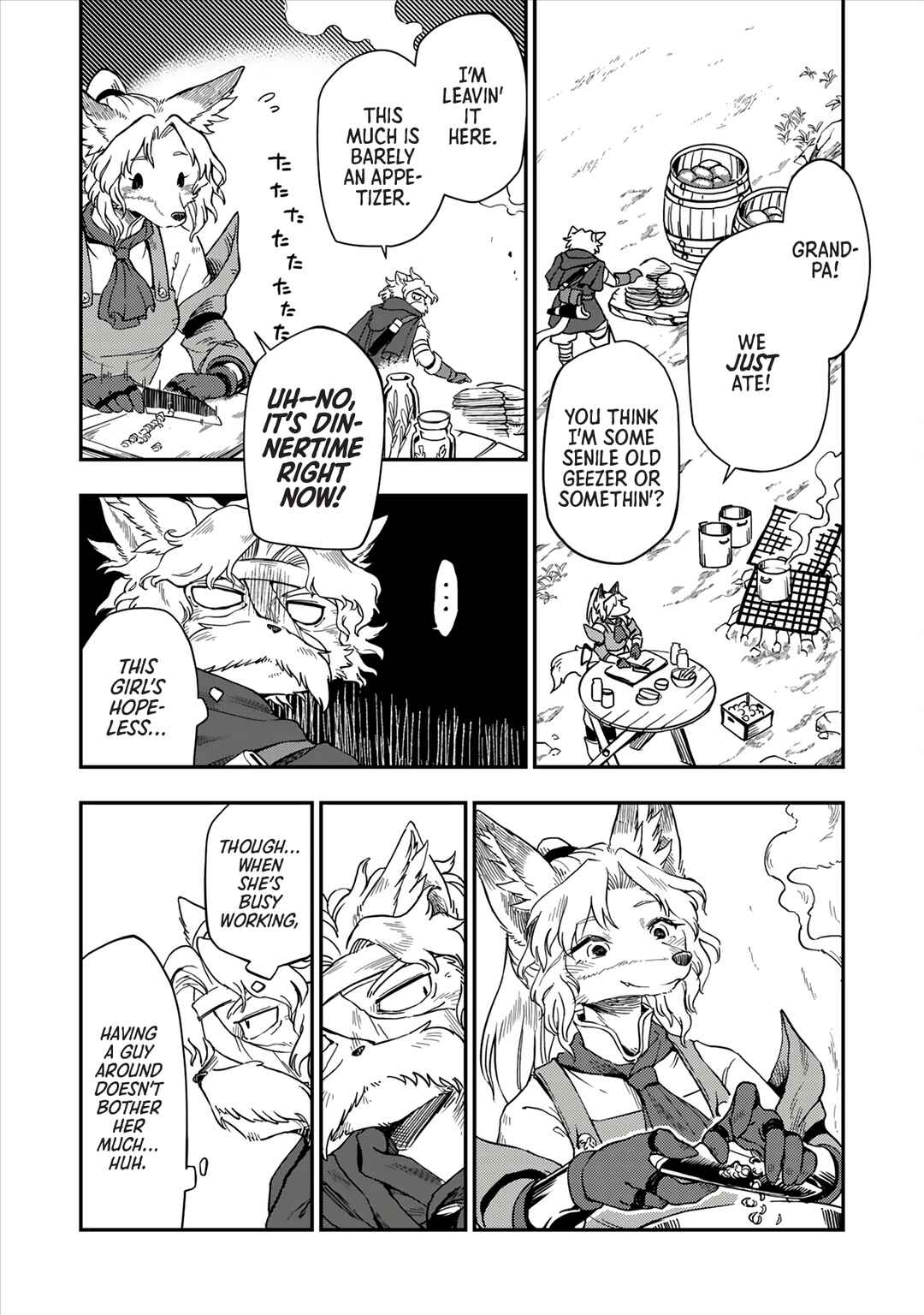 Page 4 Chapter 2 Batsuichi Kitsune to Tabi Gohan