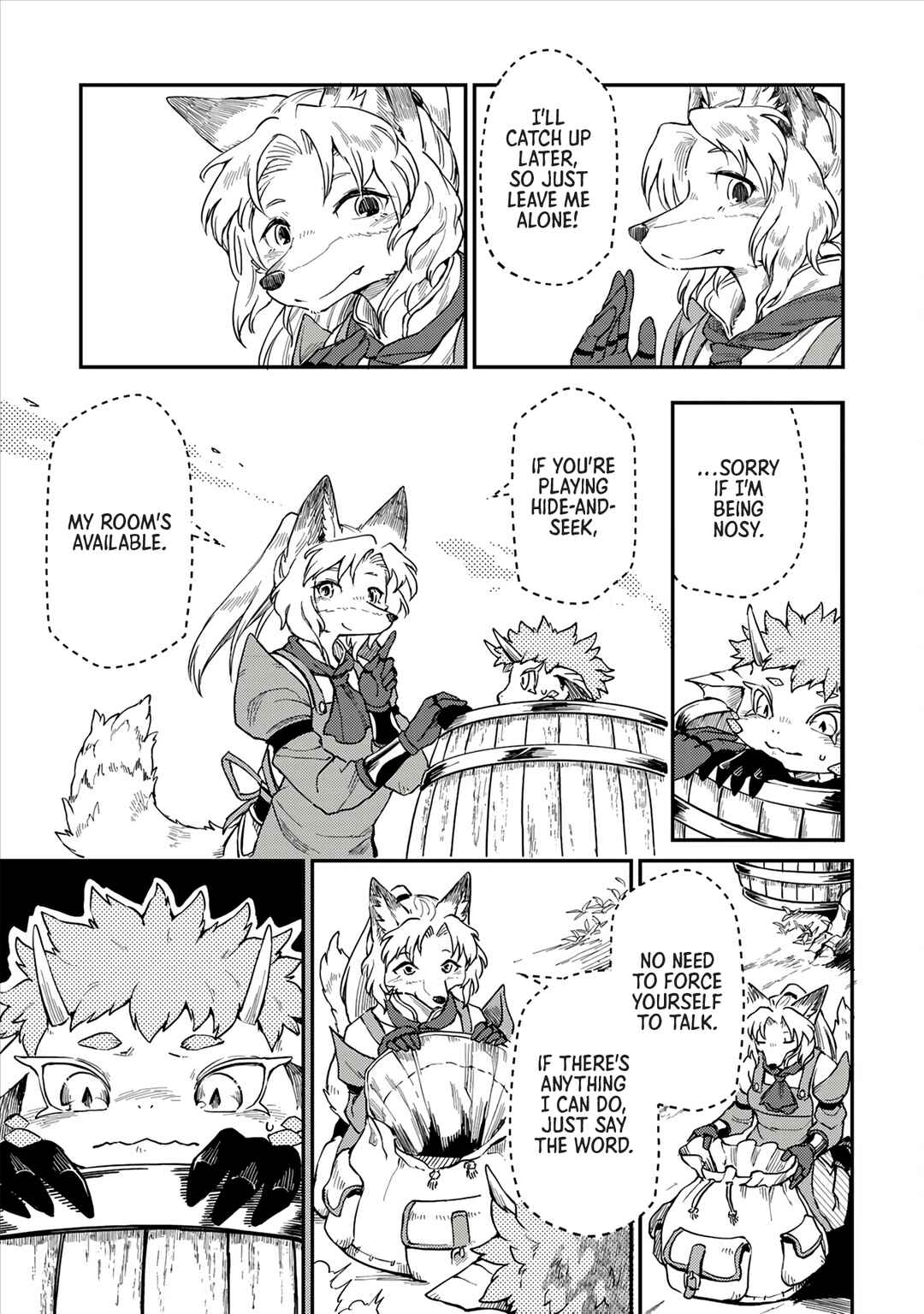 Page 14 Chapter 4 Batsuichi Kitsune to Tabi Gohan