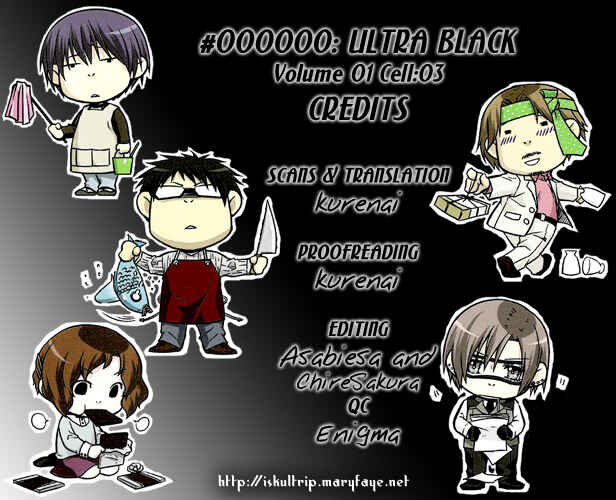 Page 1 Chapter 3 #000000: Ultra Black