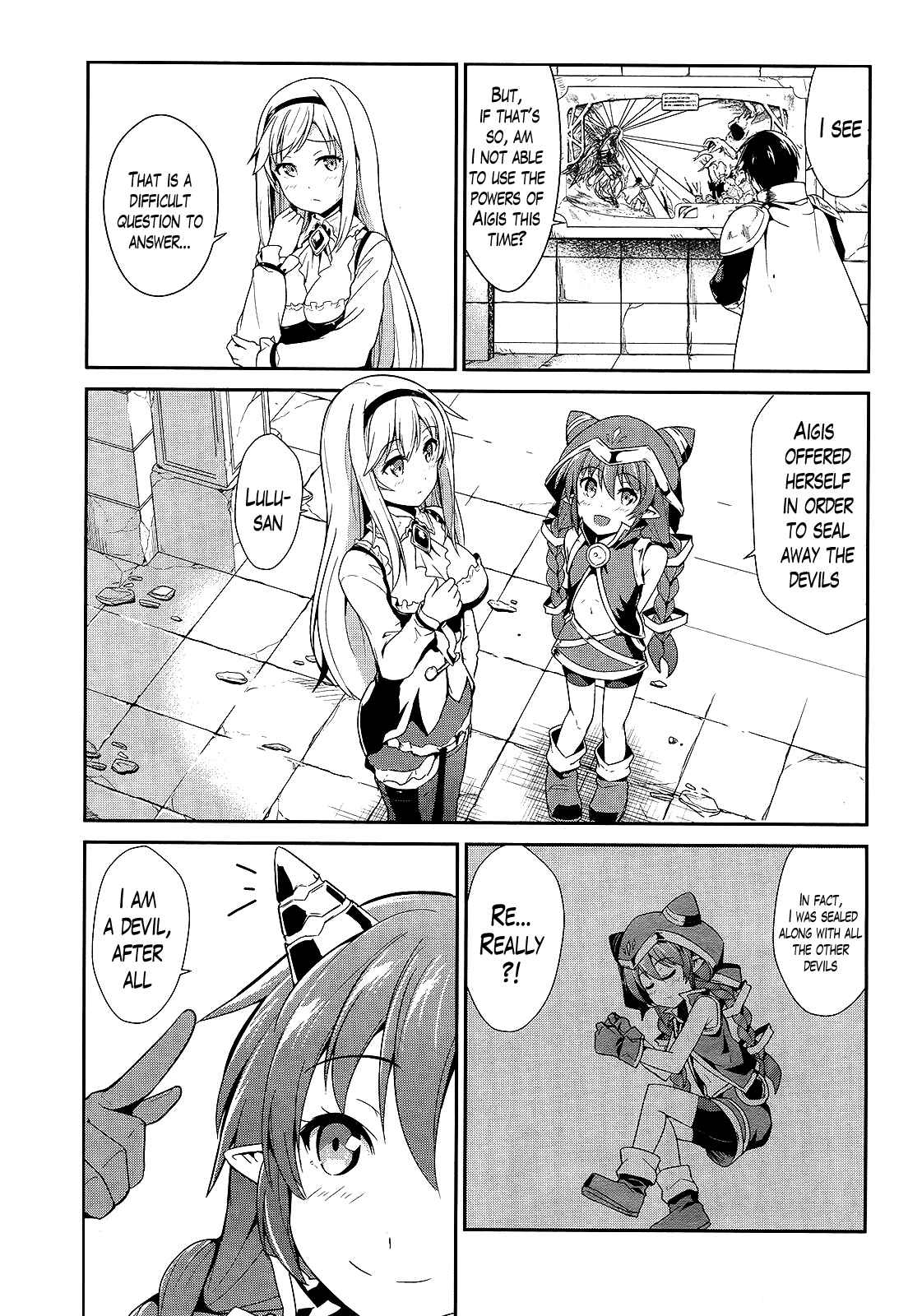 Page 9 Chapter 6 Sennen Sensou Aigis - Eiyuu no Kizuna