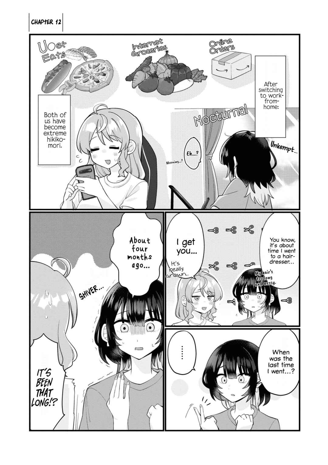 Page 1 Chapter 12 Koharu to Minato: Watashi no Partner wa Onnanoko