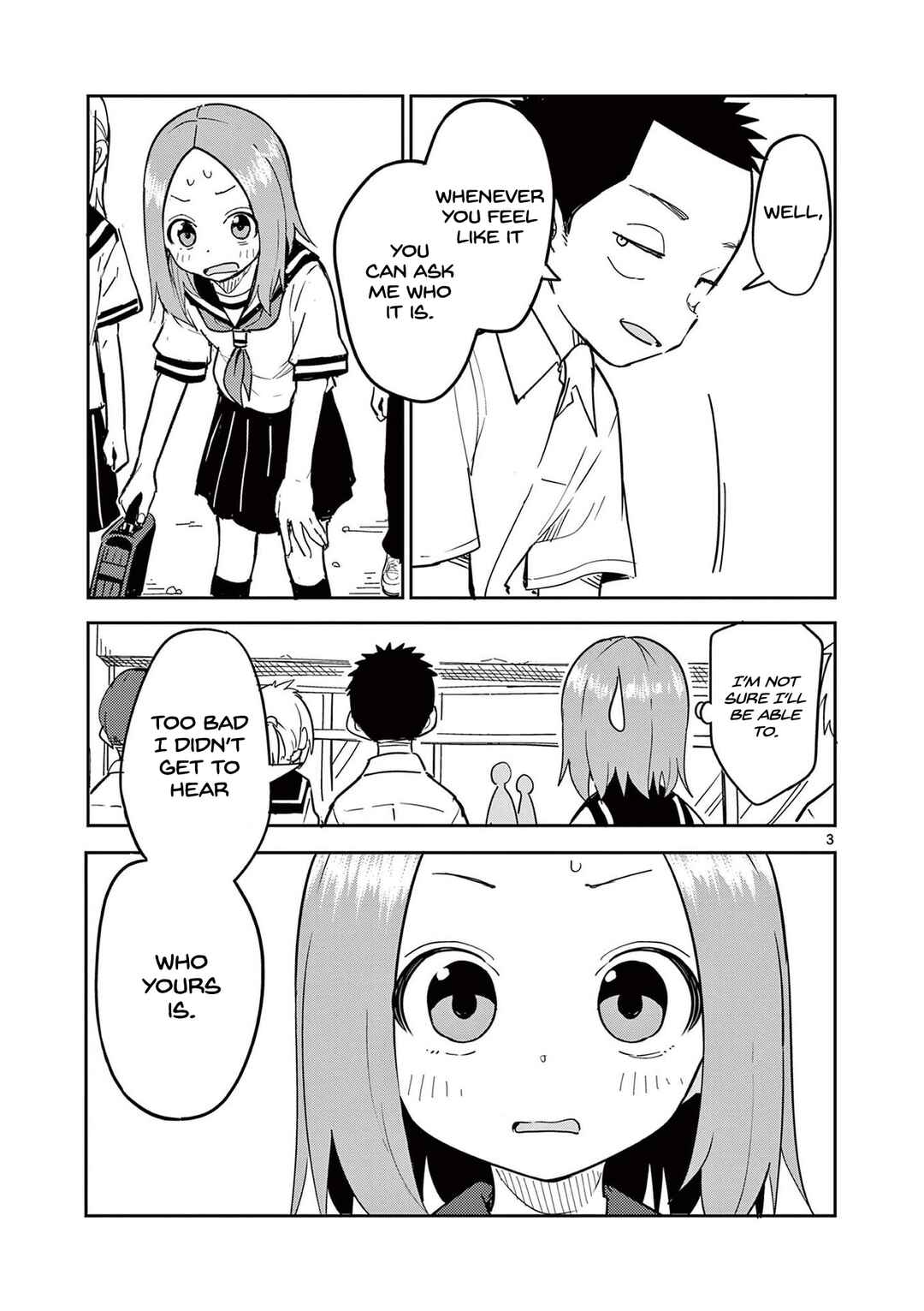 Page 3 Chapter 10.5 Karakai Jouzu (?) no Nishikata-san