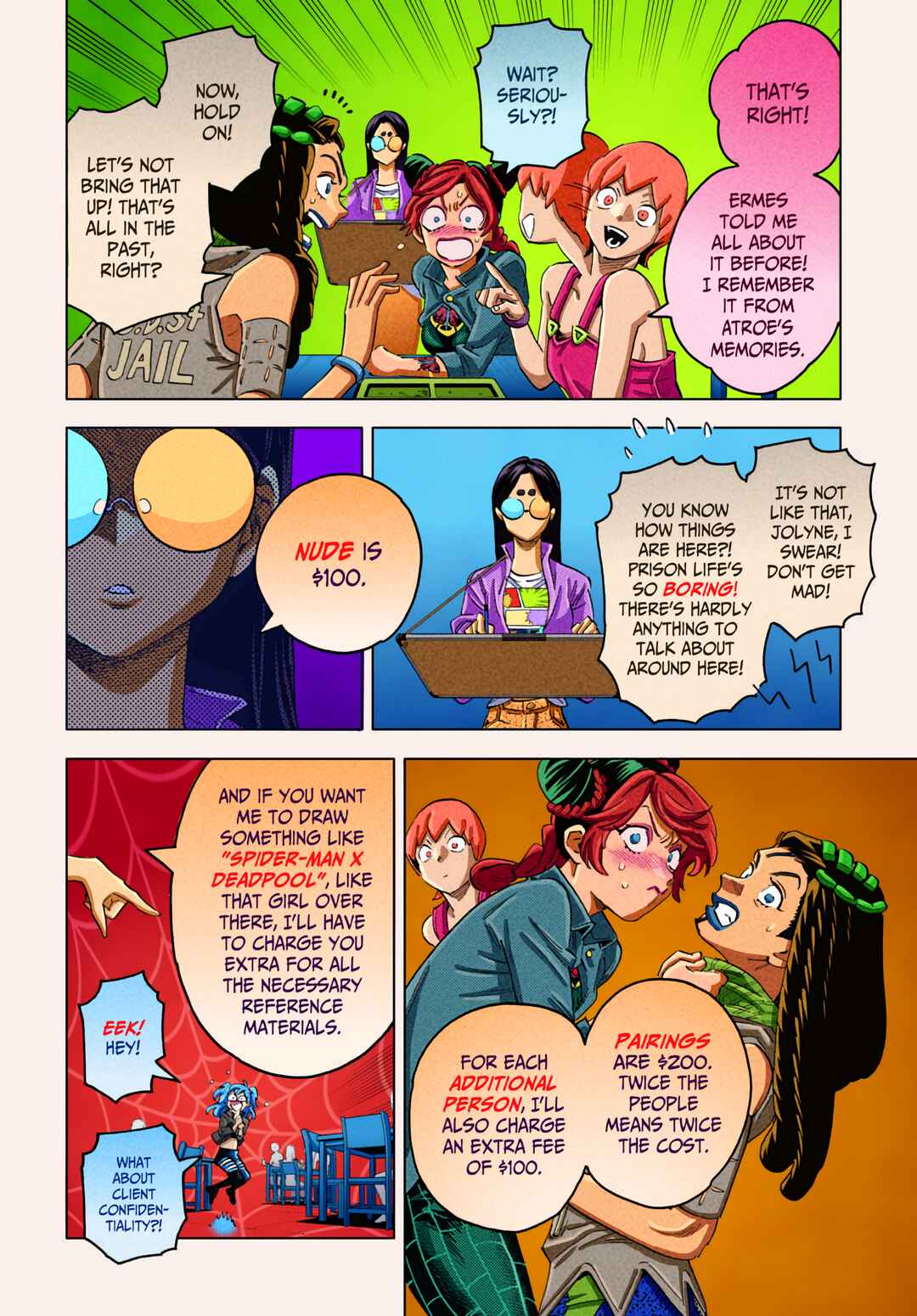 Page 8 Chapter Unknown_3846 Fujikos Bizarre Worldly Wisdom -Whitesnakes Miscalculation- (Fan Colored)