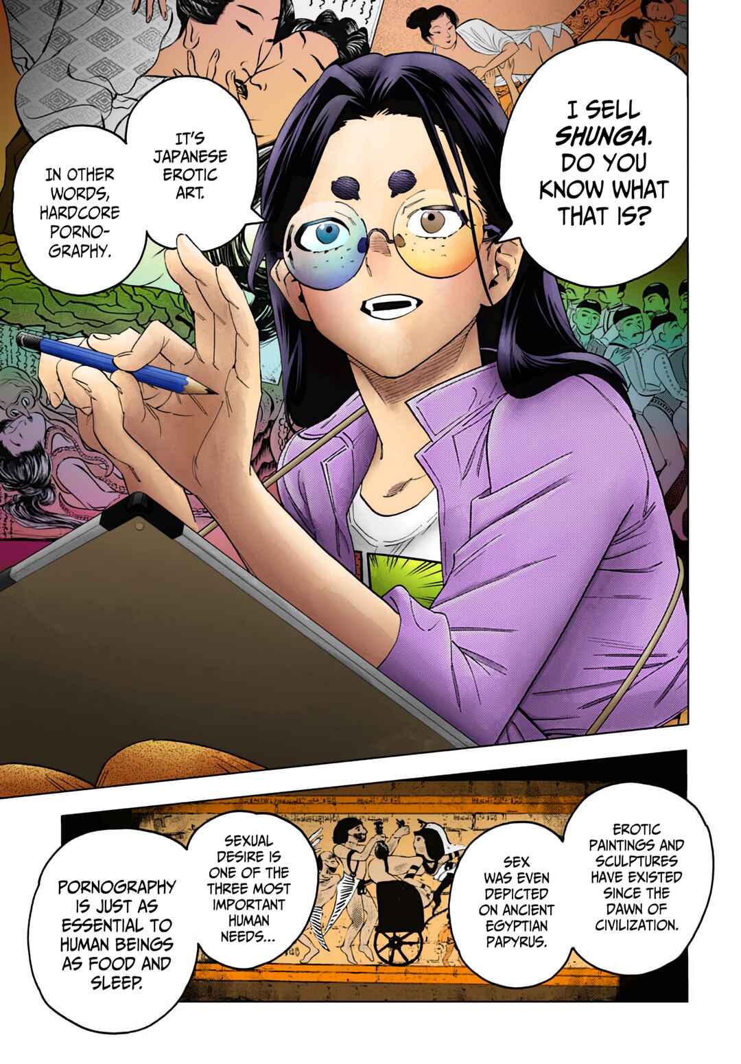 Page 9 Chapter Unknown_3846 Fujikos Bizarre Worldly Wisdom -Whitesnakes Miscalculation- (Fan Colored)