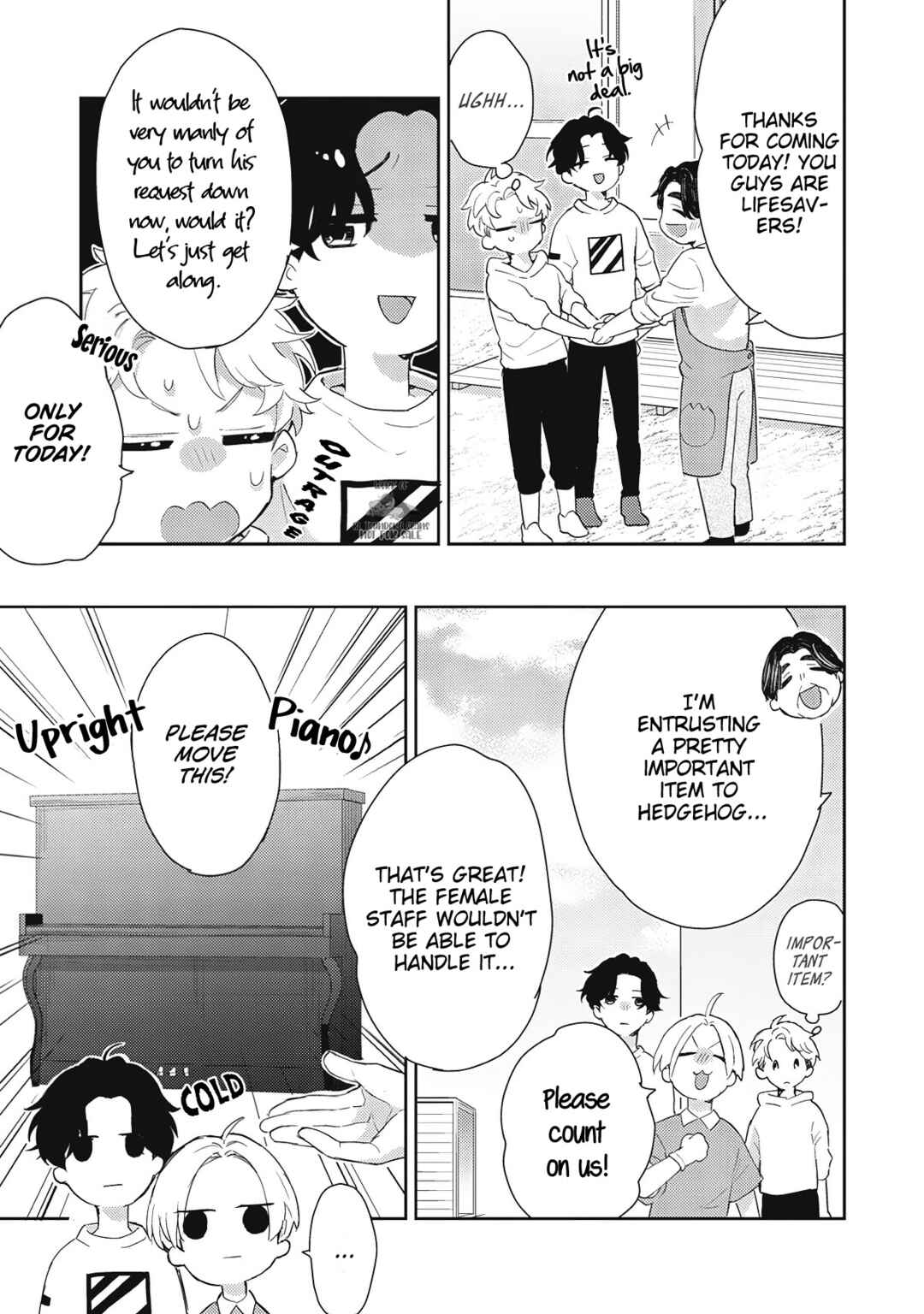 Page 8 Chapter 3 Hiyoko-chan to Harinezumi-kun