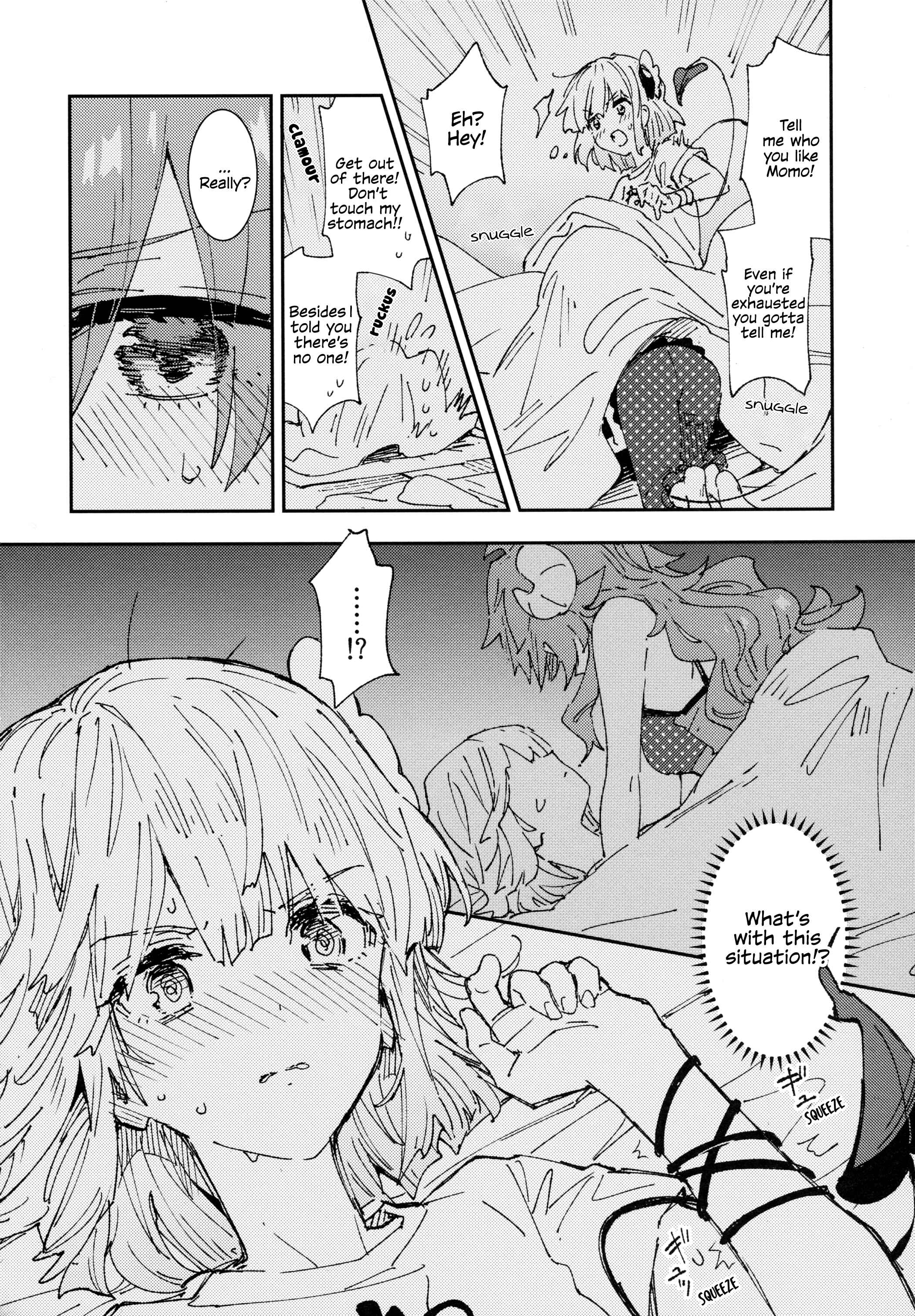 Page 10 Chapter Unknown_ee15 Machikado Mazoku - Shamiko ga Momo no Ouchi ni Otomari Suru Ohanashi (Doujinshi)