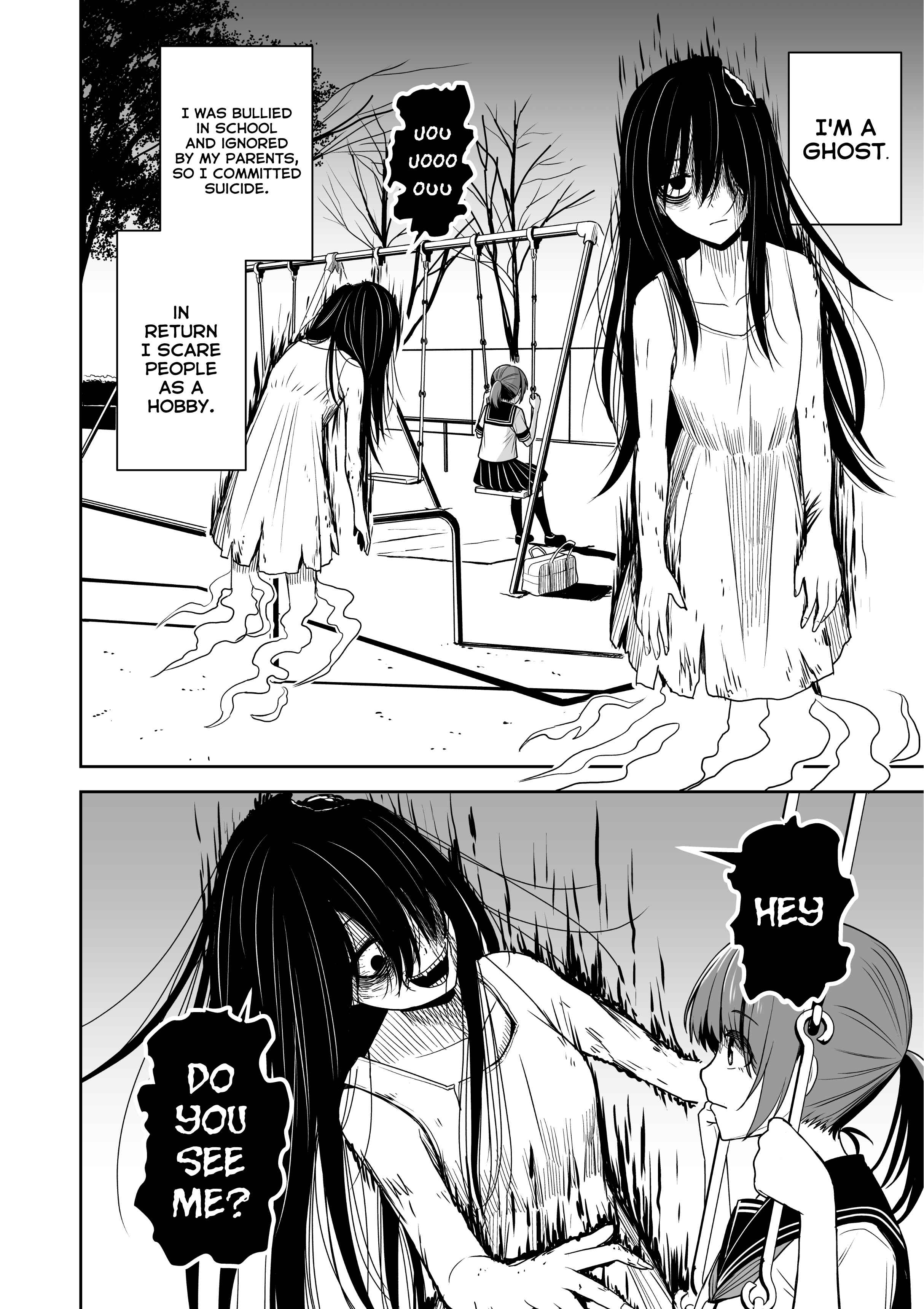 Page 1 Chapter Unknown_b4cf Yuurei ga kowagaraseyou to shita shoujo ha yuurei datta