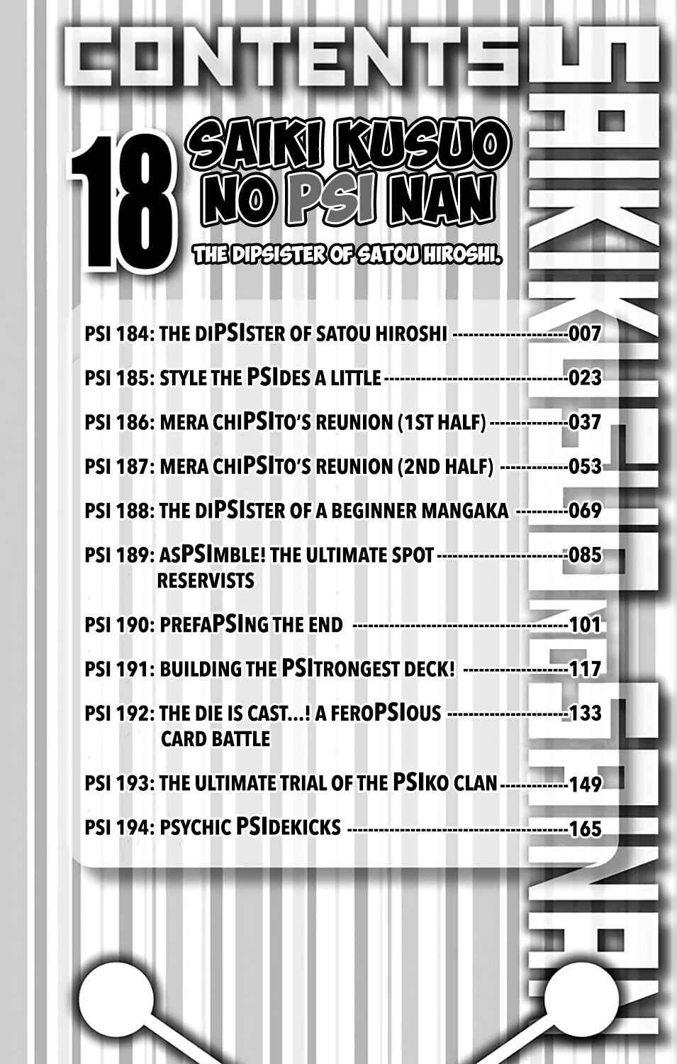 Page 8 Chapter 184 The Disastrous Life of Saiki K.