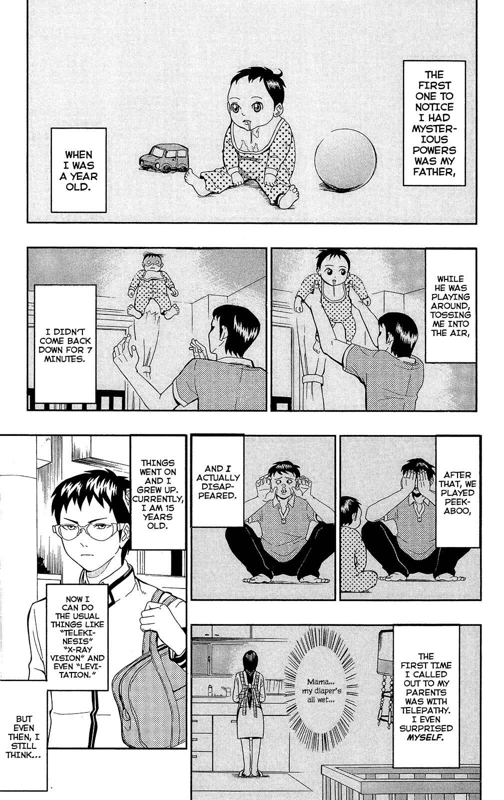 Page 8 Chapter 0.1 The Disastrous Life of Saiki K.