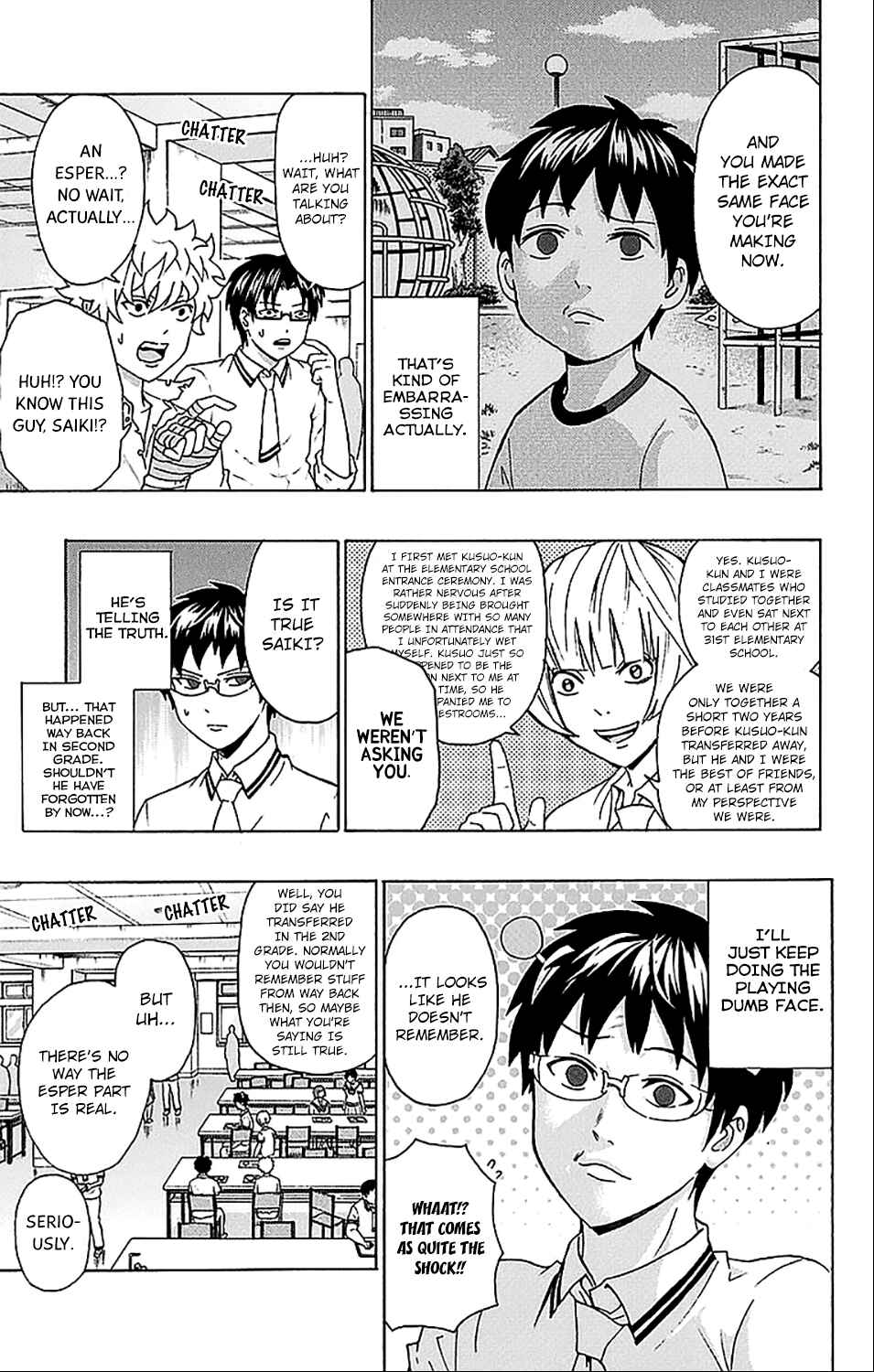 Page 4 Chapter 211 The Disastrous Life of Saiki K.