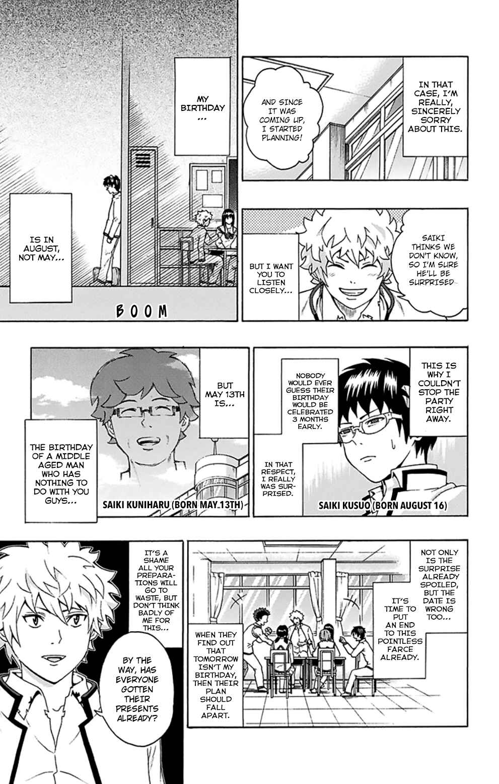Page 8 Chapter 98 The Disastrous Life of Saiki K.