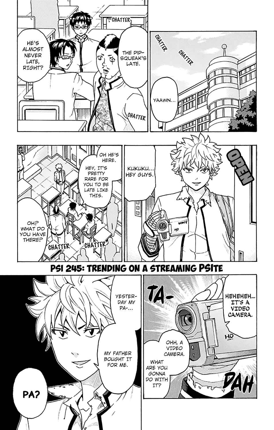 Page 2 Chapter 245 The Disastrous Life of Saiki K.